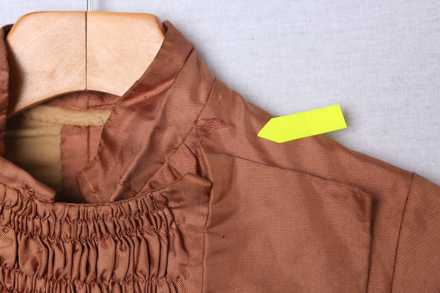 Vintage Women Victorian Blouse with Ruffle Chest Details