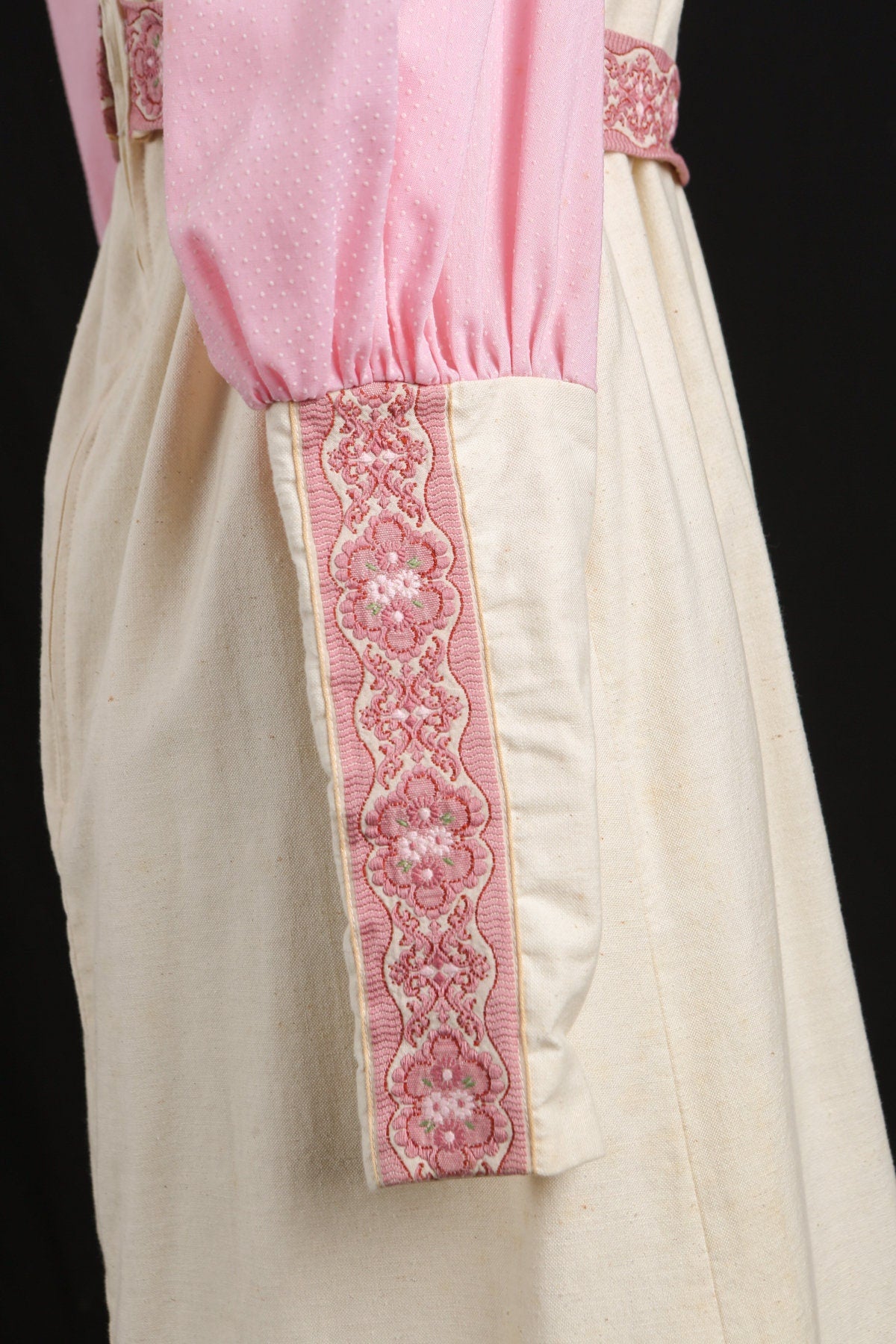 70s Women Summer Dress - Prairie Style