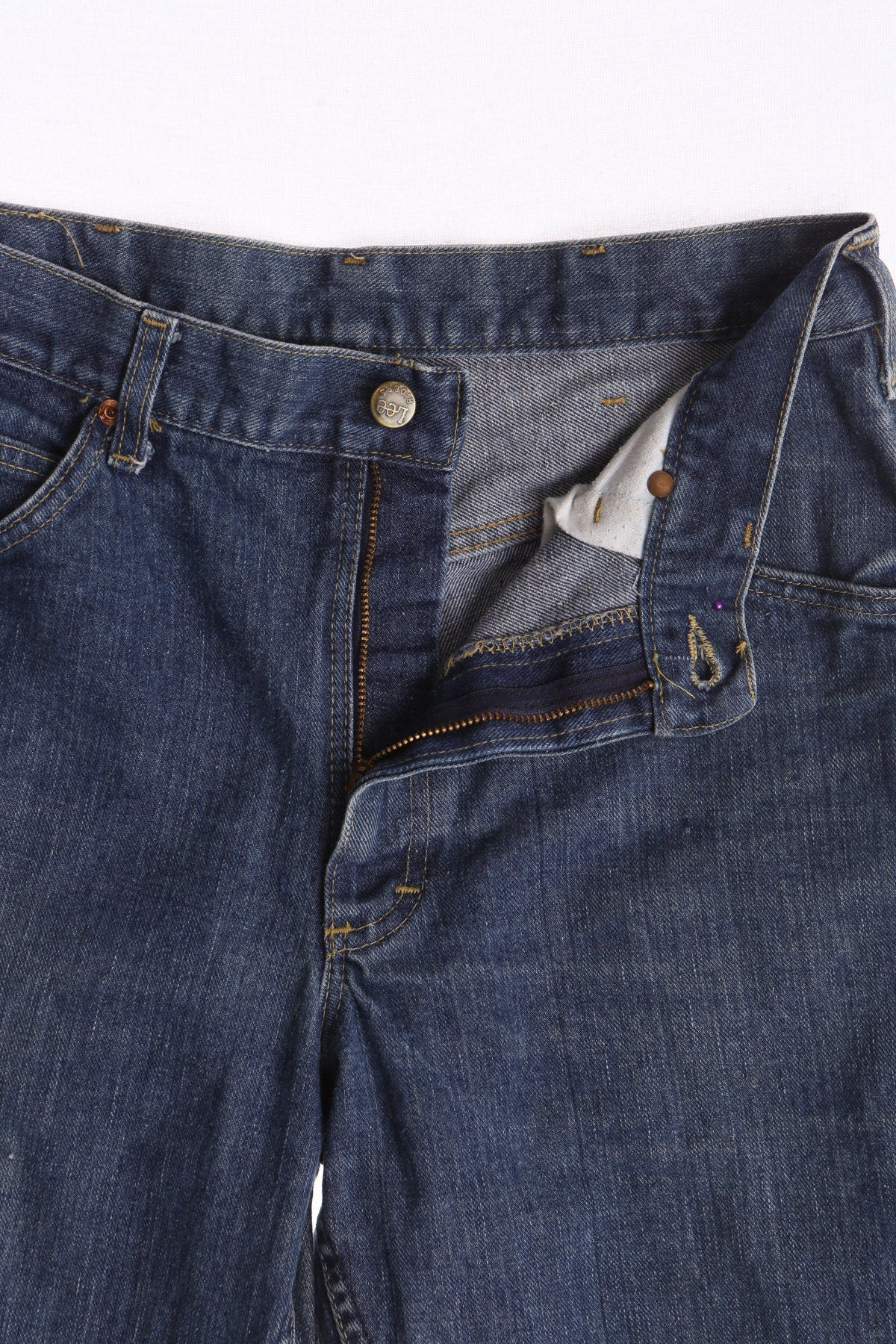 Vintage Lee Denim Pants - Bell Bottom - Era 70s - 80s