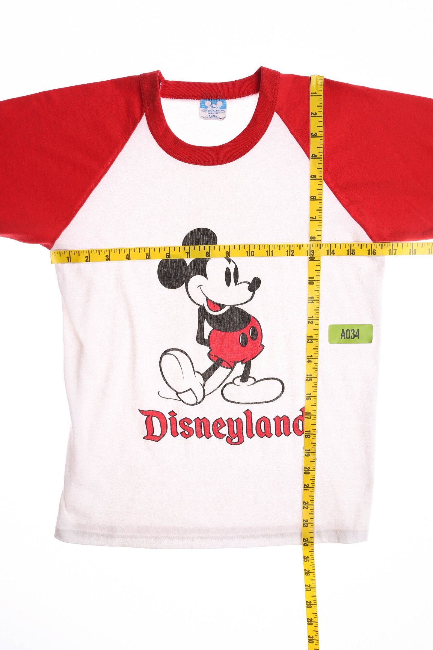 Vintage Mickey Mouse Baseball Shirt - Era 80s - 90s