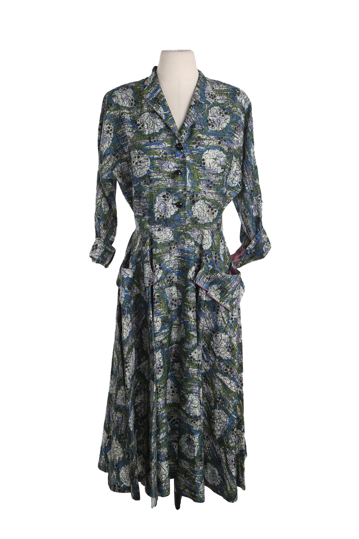 1940's Women Casual Dress