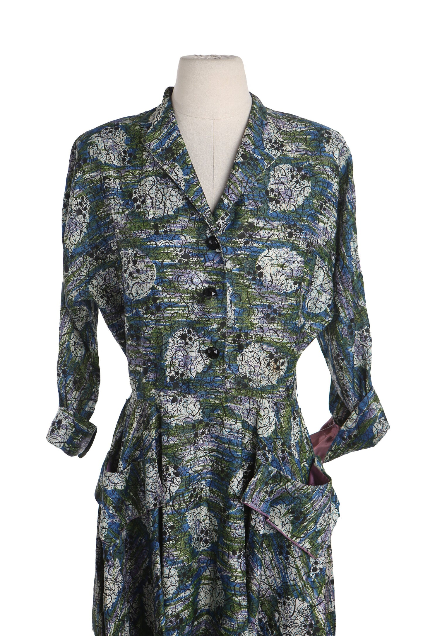 1940's Women Casual Dress