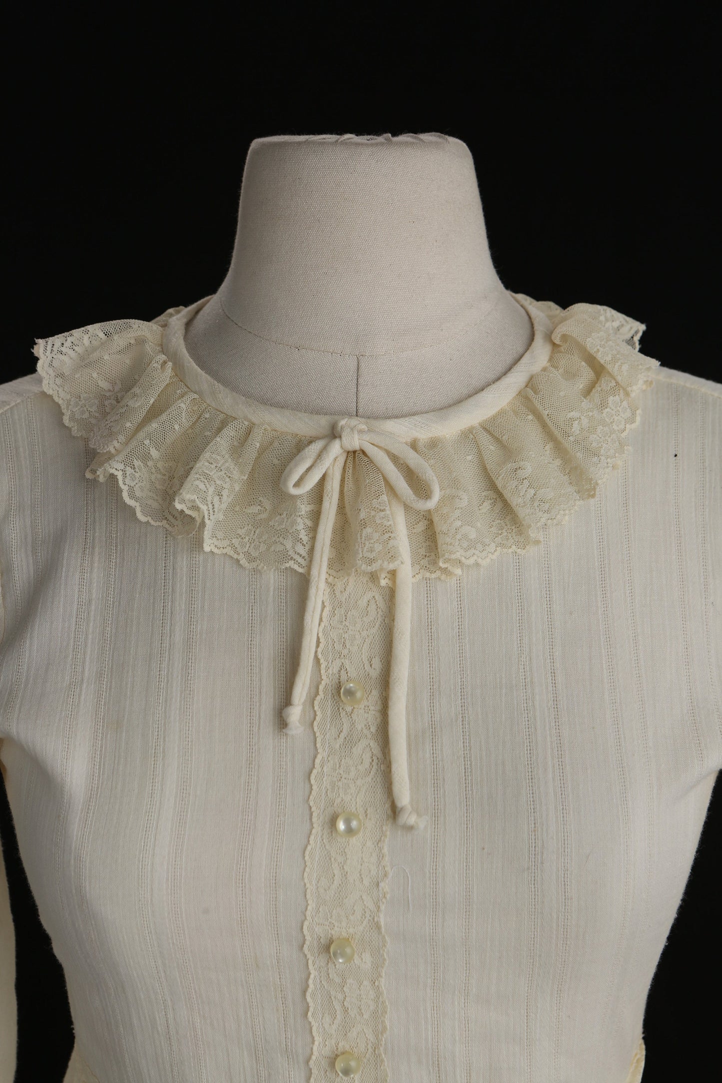 Vintage Women's Prairie Dress - Era 1960s - 1970s