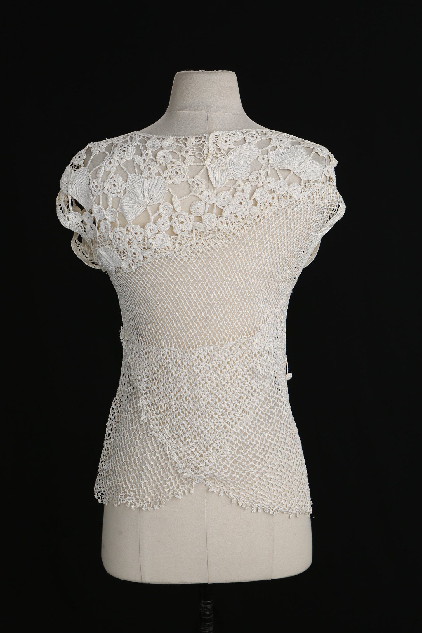 Vintage White Crochet Top