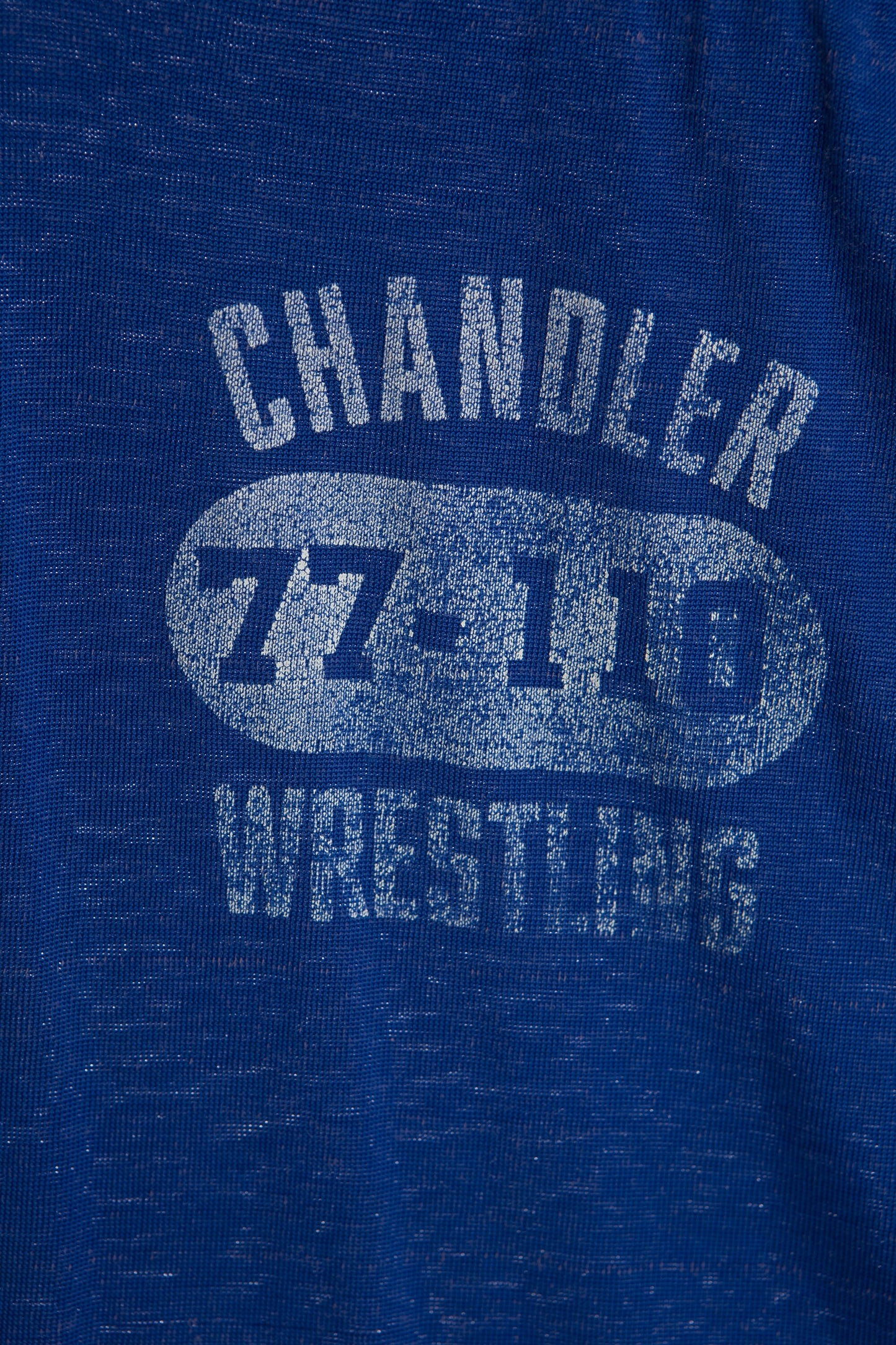 Vintage Wrestling Blue Jersey - Chandler 77 - 110