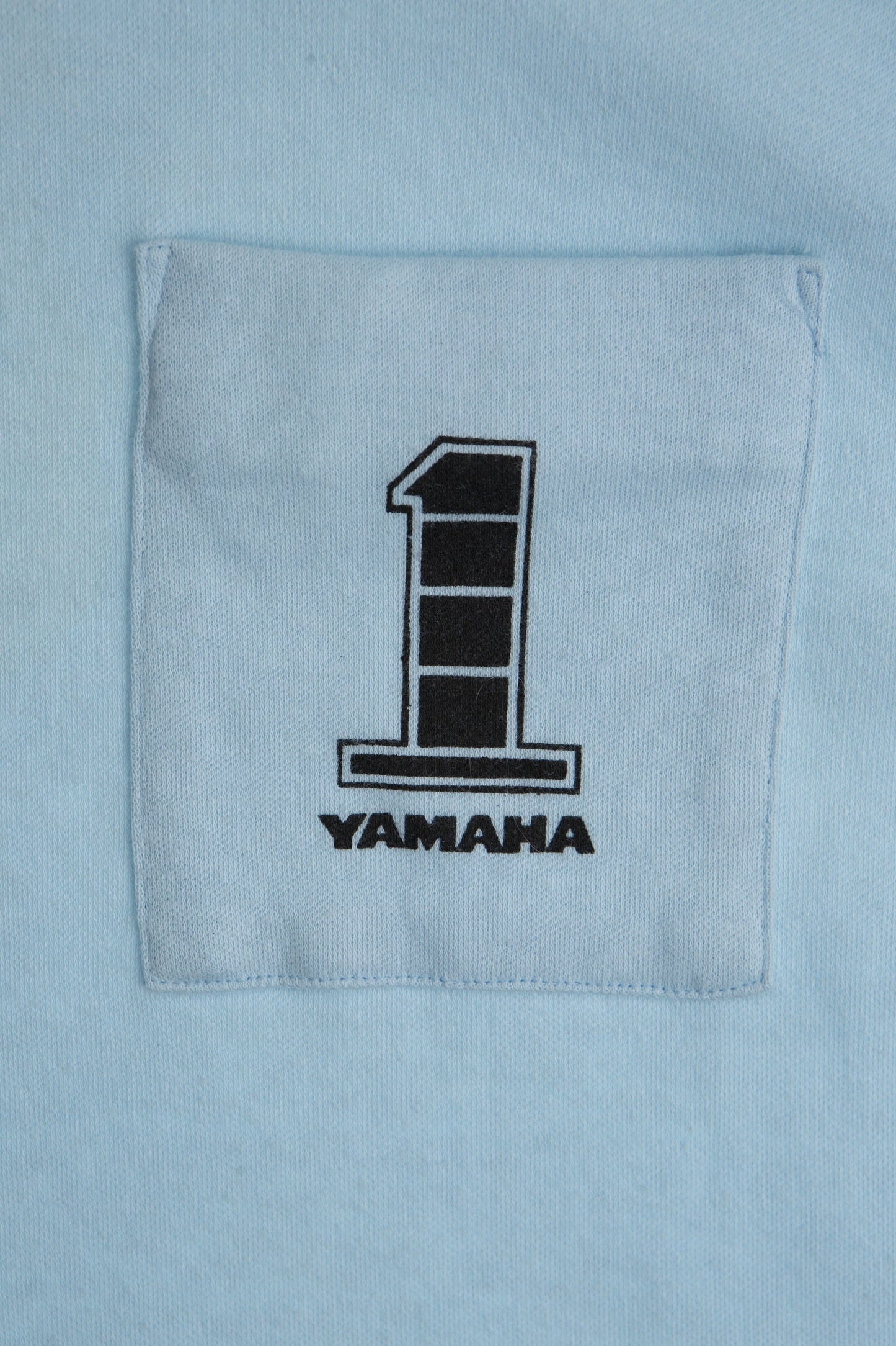 Vintage YAMAHA Blue Crew Neck T-shirt