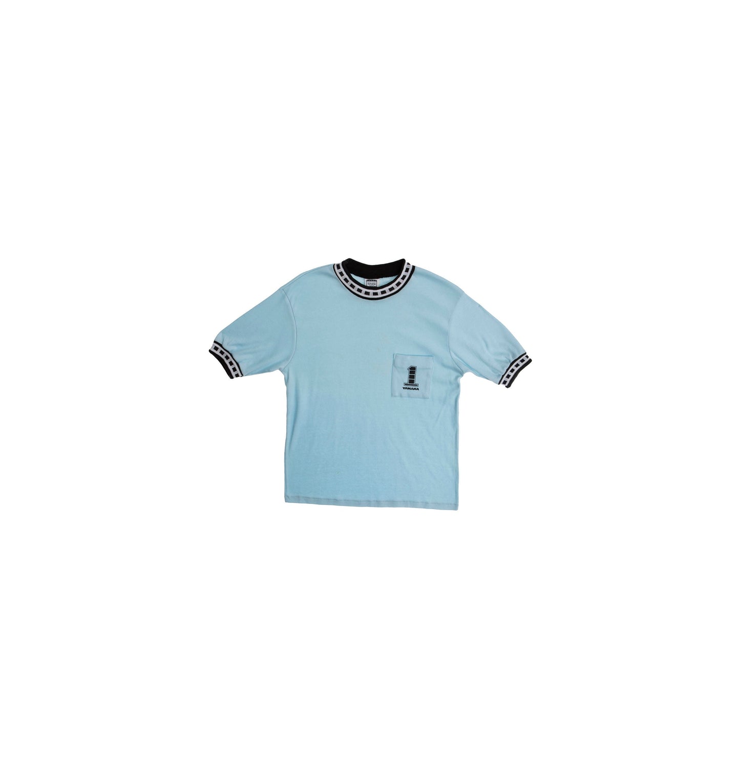 Vintage YAMAHA Blue Crew Neck T-shirt