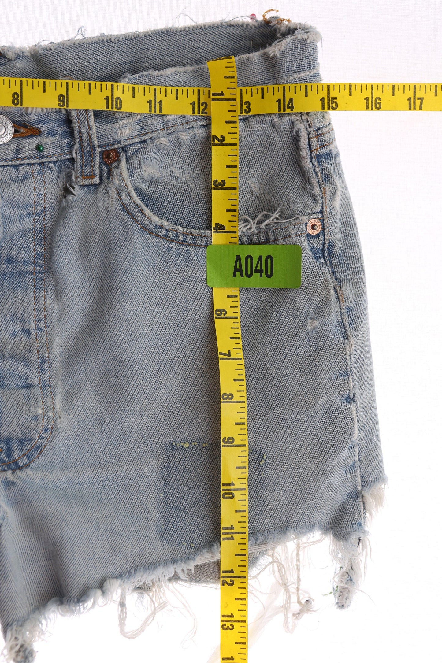 Vintage 501 Levi's Distressed Denim Cut Off Shorts