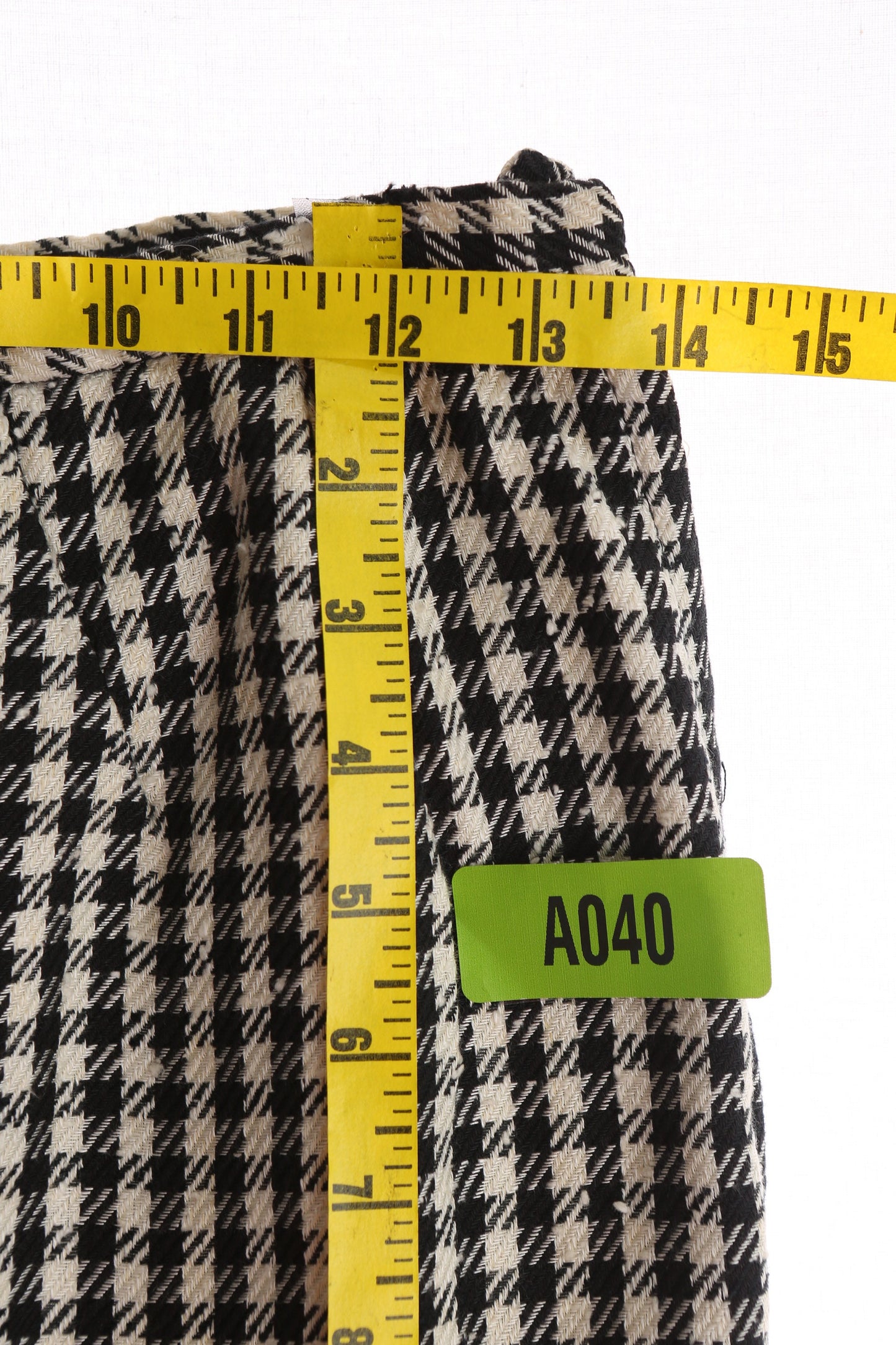 Vintage Women's Plaid Casual Pencil Skirt