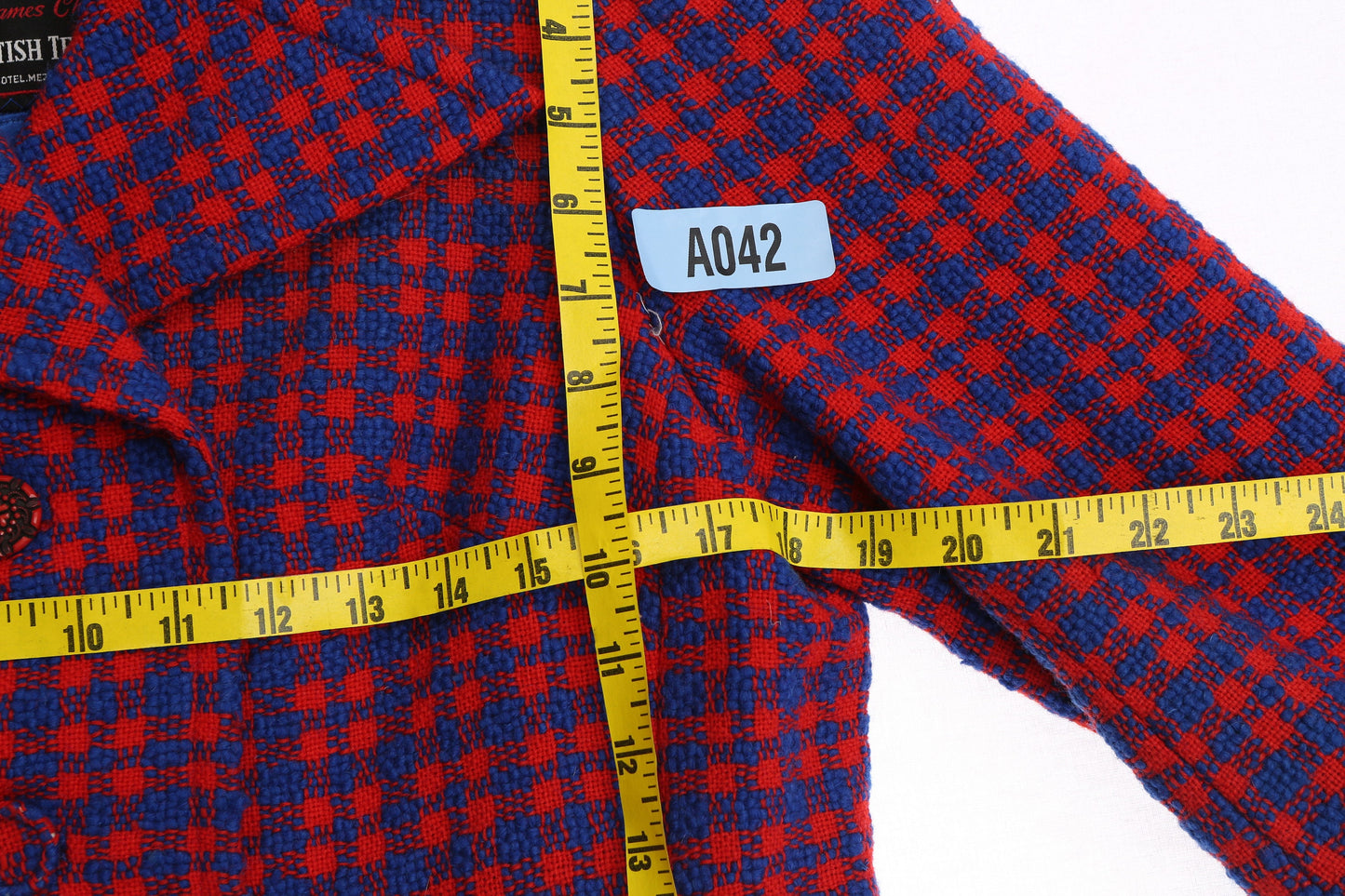 Vintage Women's Winter Plaid Coat by James Chen