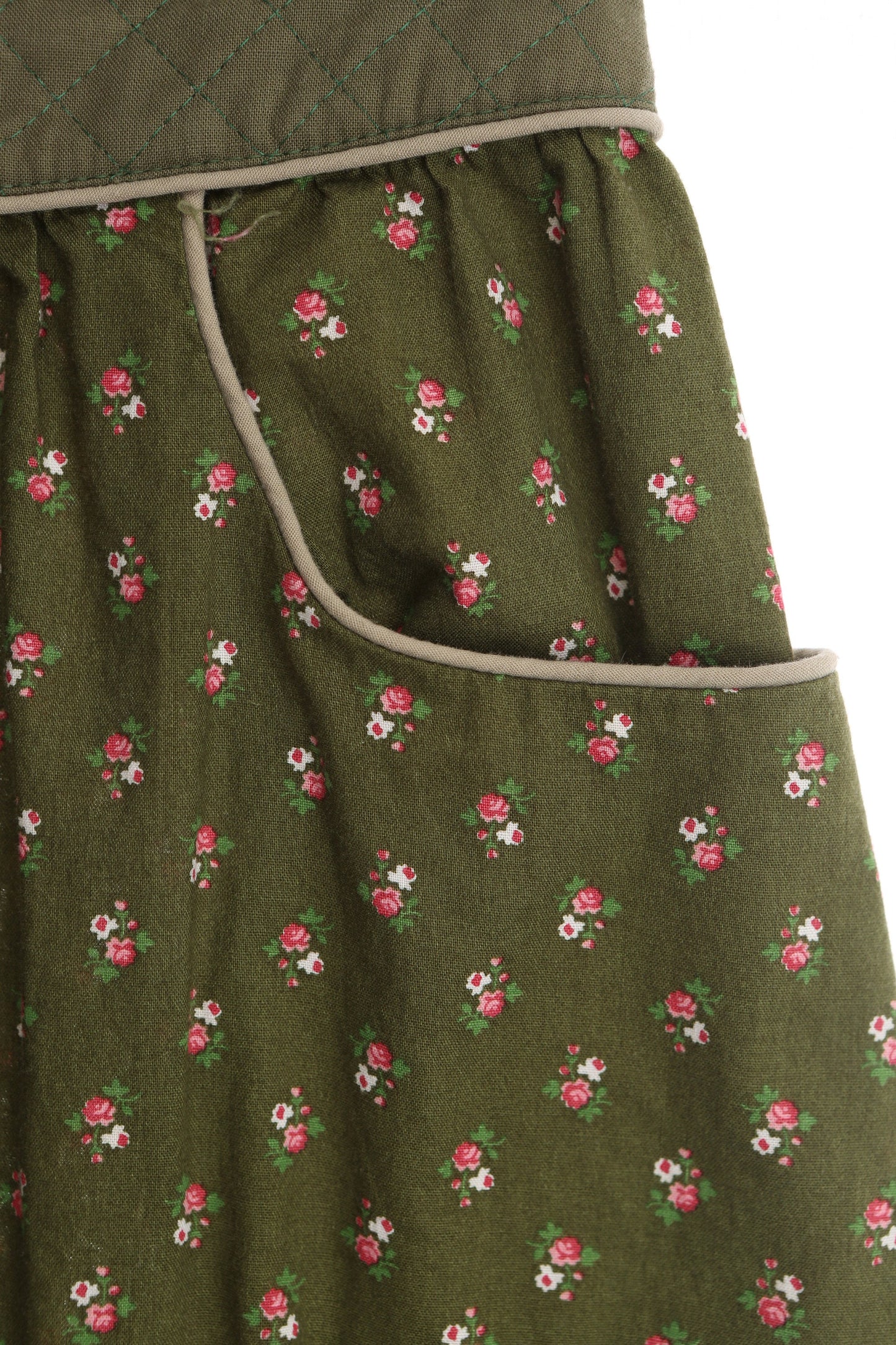 Vintage Women Flora Print Prairie Suit