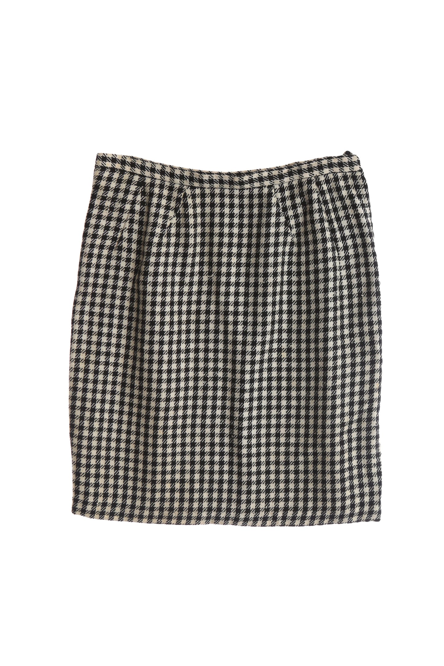 Vintage Women's Plaid Casual Pencil Skirt