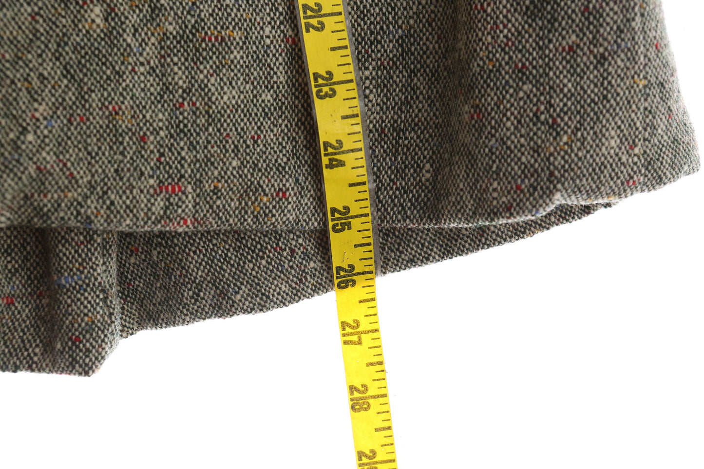 Vintage Women Wool Casual Skirt - Era 1940's - 1950's