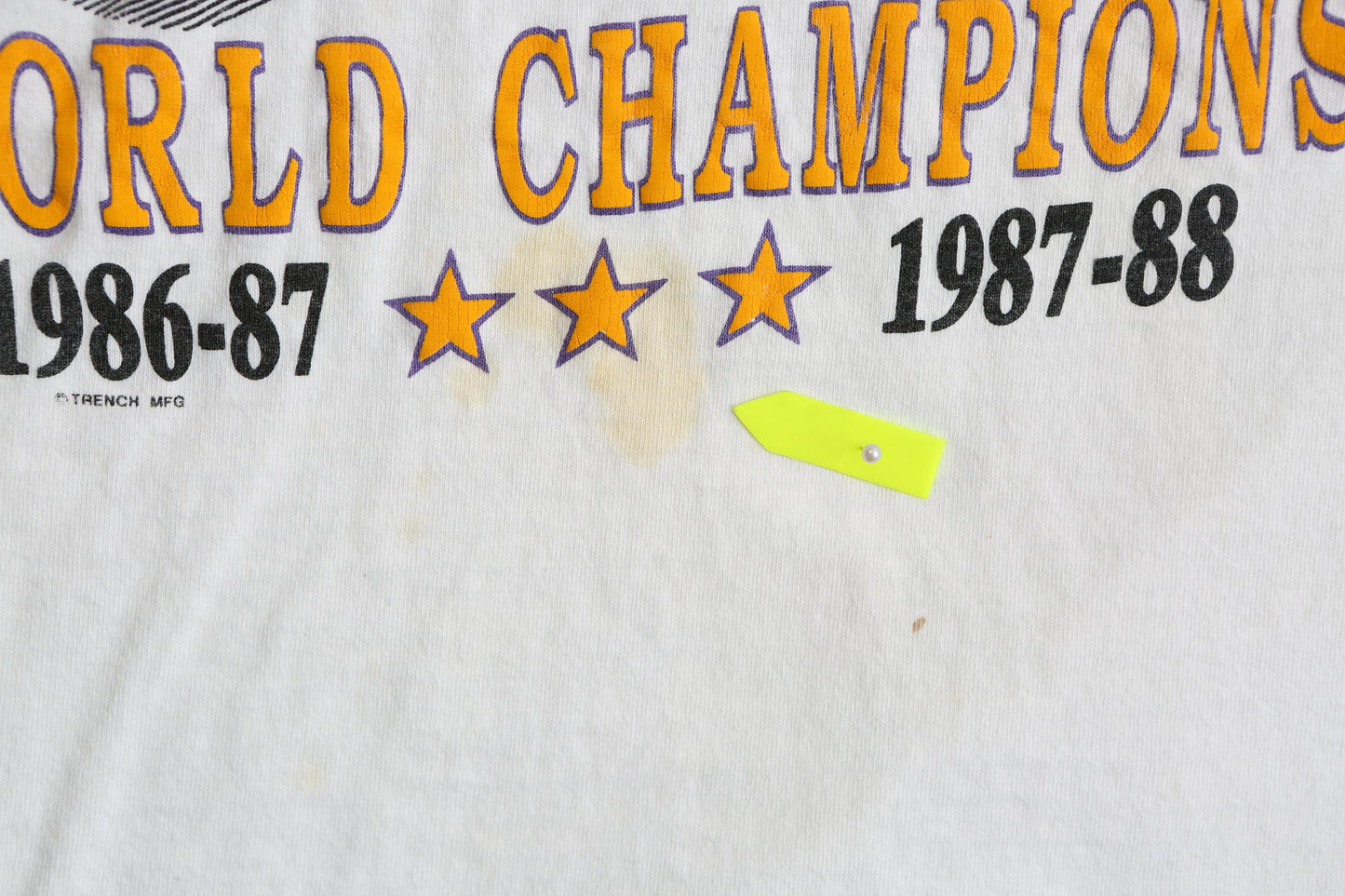Vintage Lakers Back to Back World Champions GRaphic T-shirt