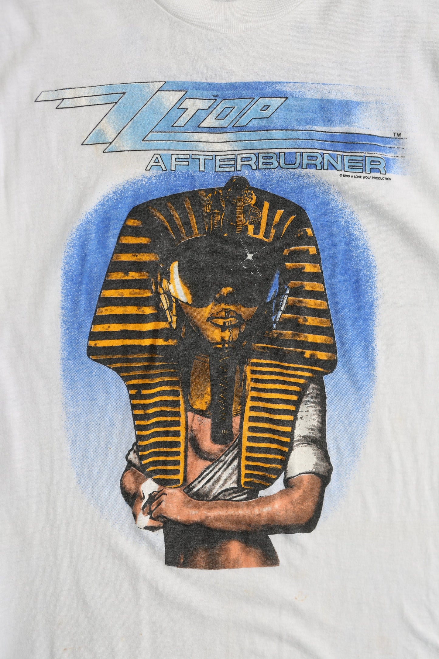 Vintage ZZ Top Afterburner Rock Graphic T-shirt - 1986 Afterburner Tour
