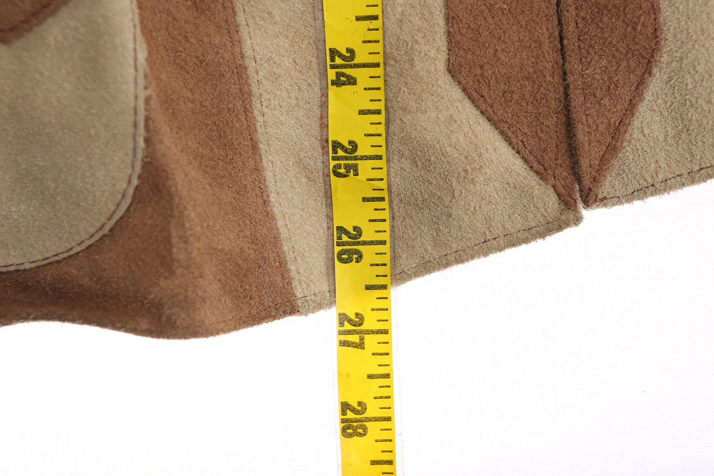 Vintage Women Suede Poncho - Era 1960's - 1970's