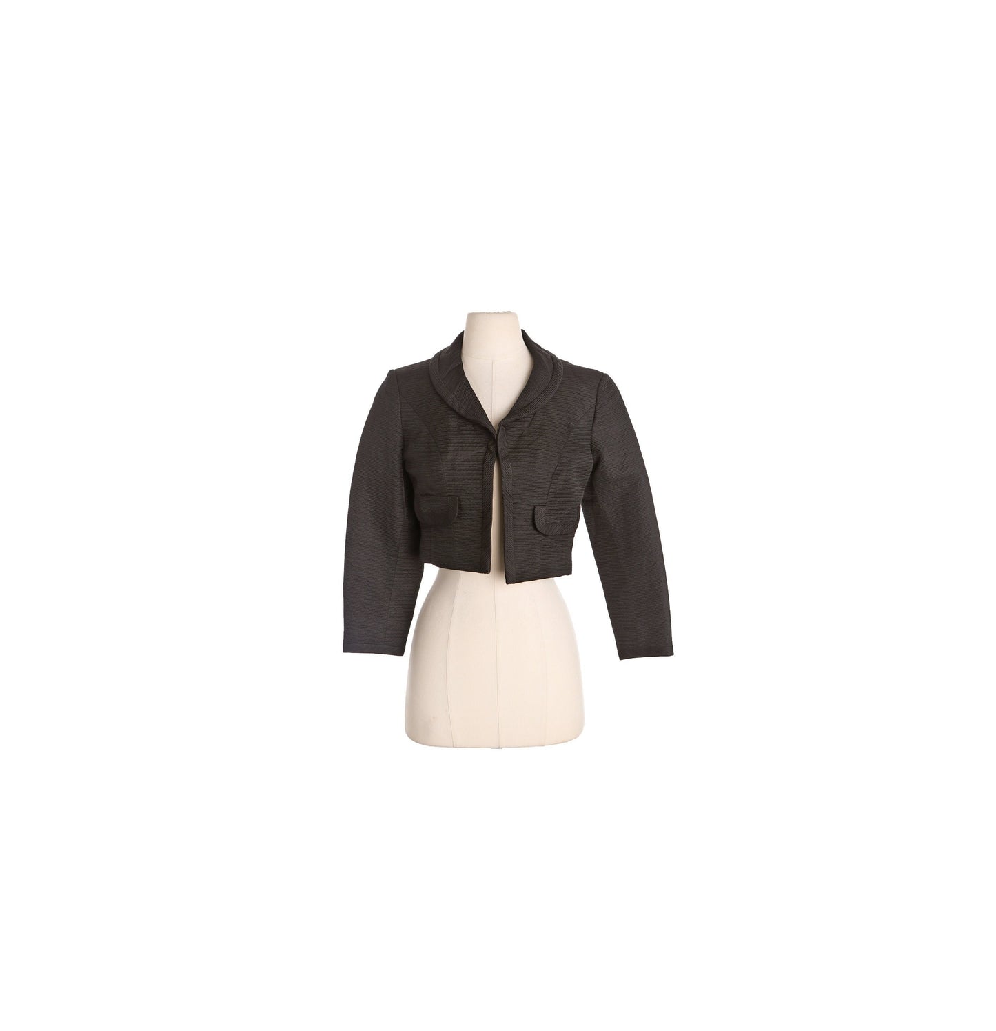 1950s Women Black Casual Jacket by Helen Rose