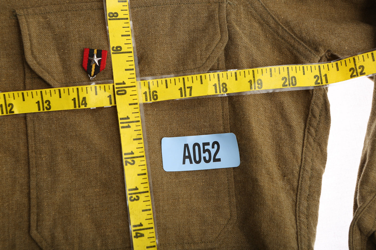 Vintage Military Shirt / US Army Medical Unit / Era: estimated 1940's - 1950's