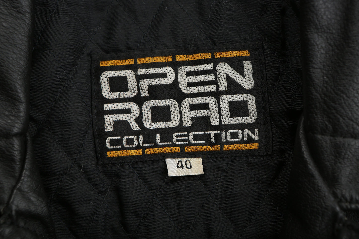 Vintage Biker Leather Jacket with Fringed Sleeves