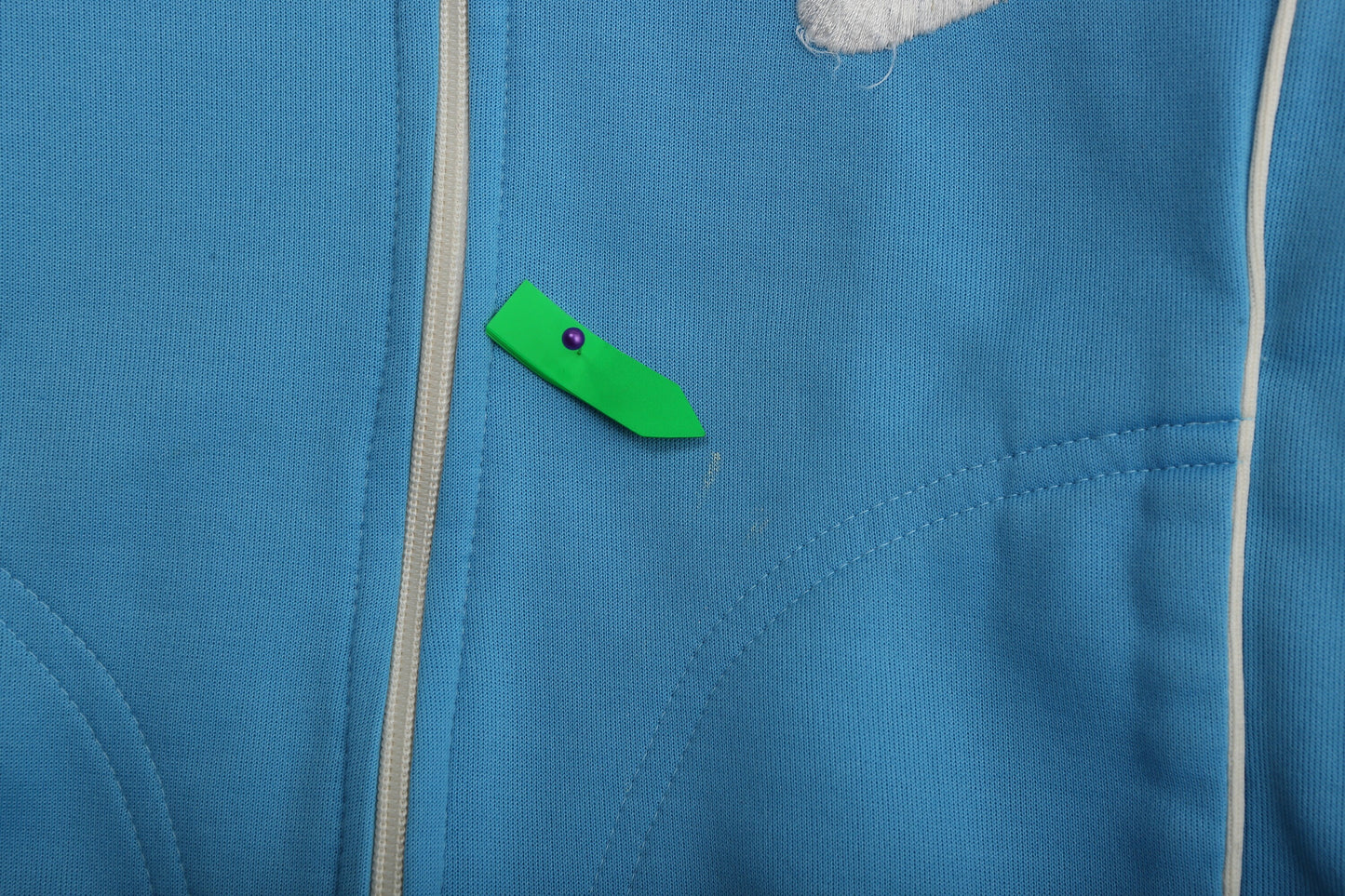 Vintage Nike Blue Jogging Jacket - Orange Fly / Era 1970's - 1980's