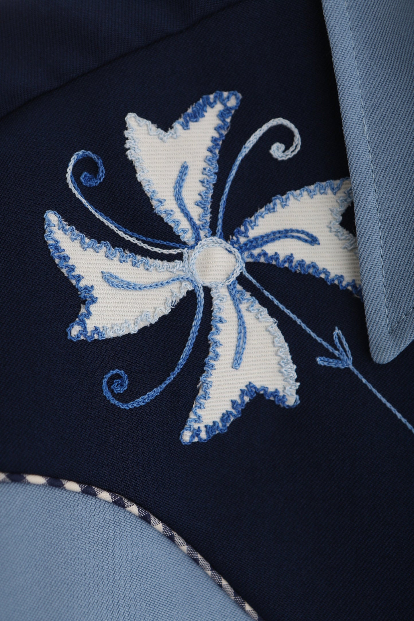 Vintage Men Blue Western Shirt by H Bar C Ranchwear