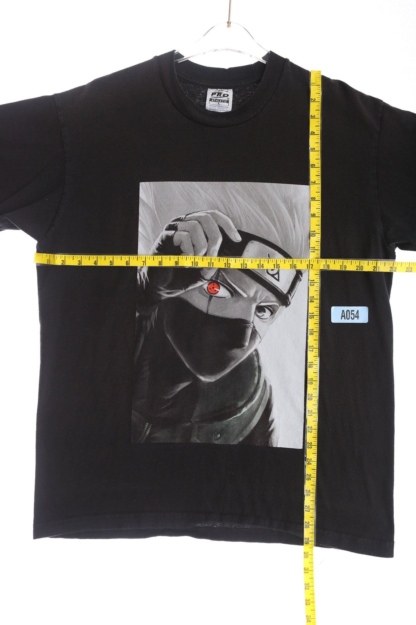 Vintage Ninja Anime Black Graphic T-shirt