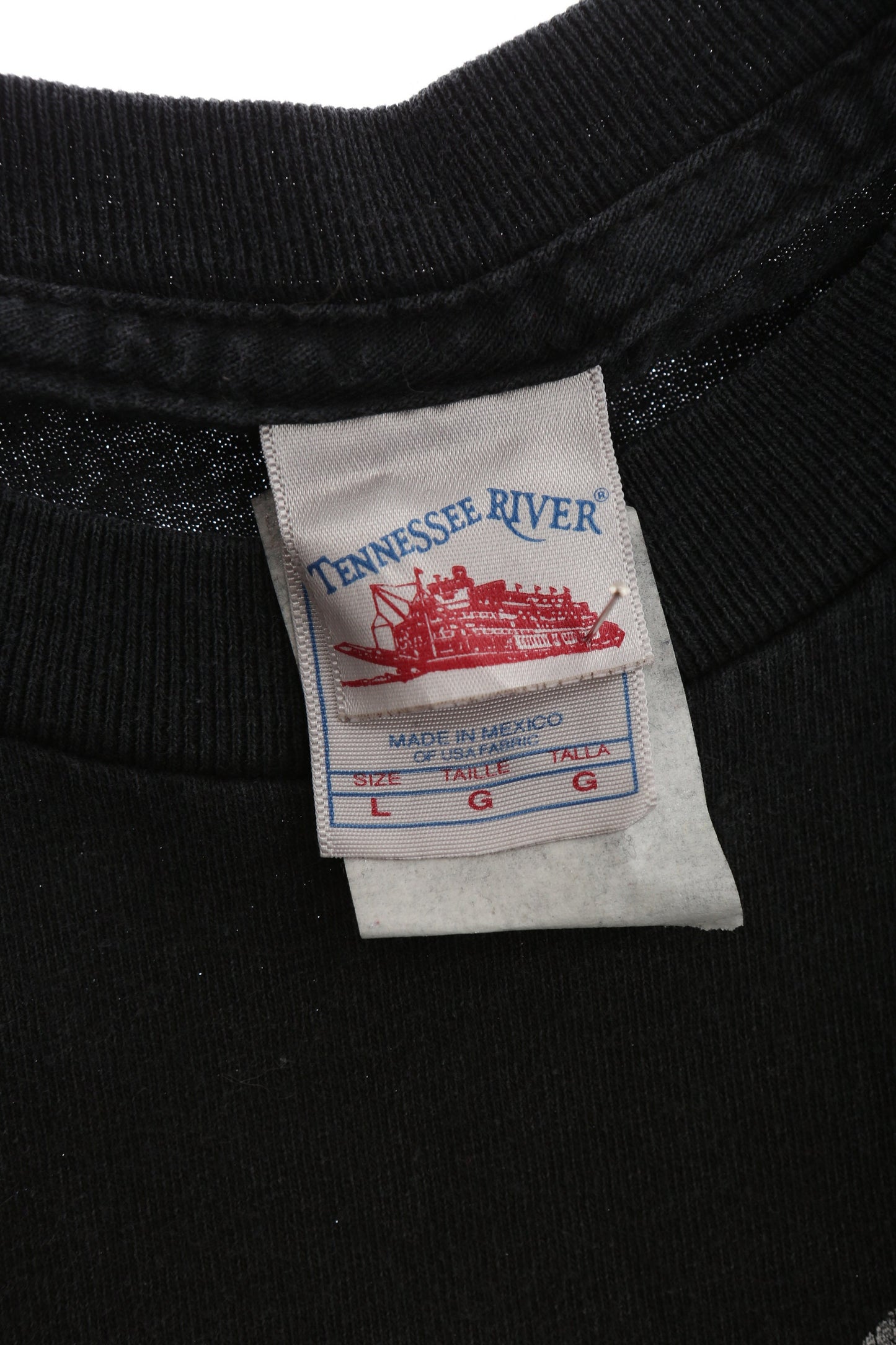 Vintage Skeleton Girl Black Graphic T-shirt