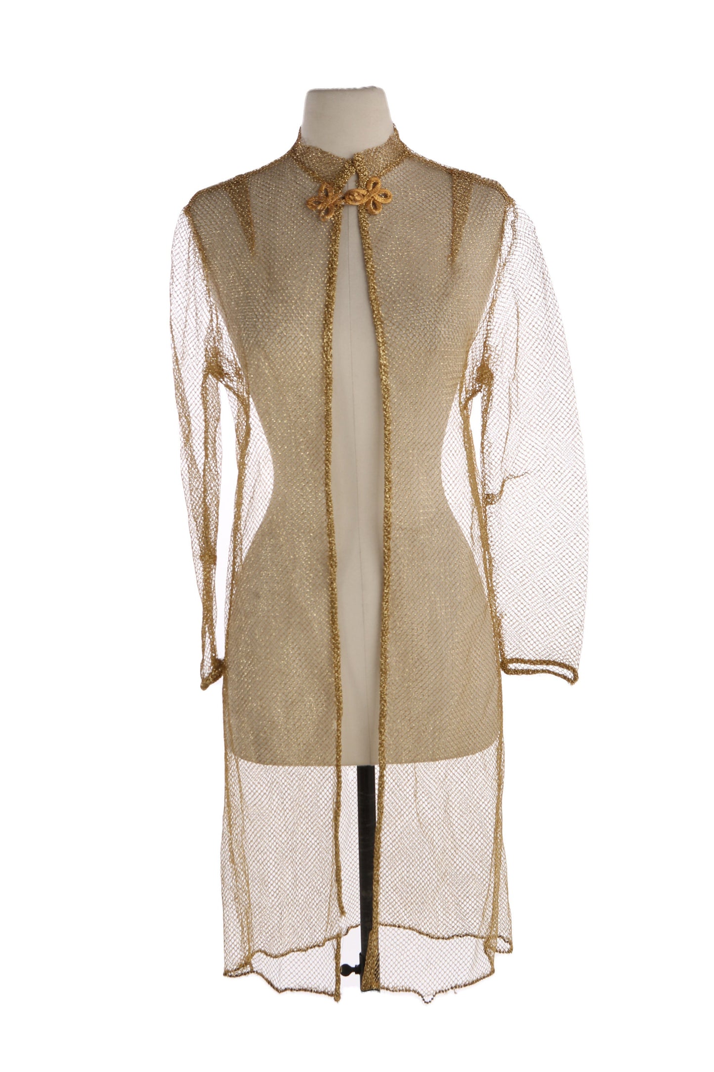 Vintage Women's Metallic Gold Robe