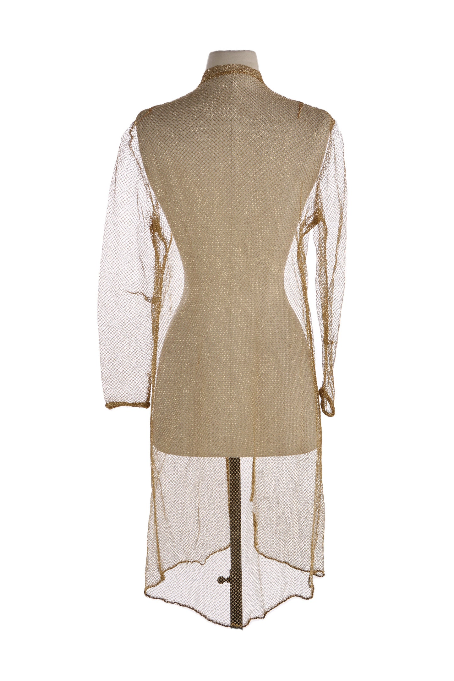 Vintage Women's Metallic Gold Robe