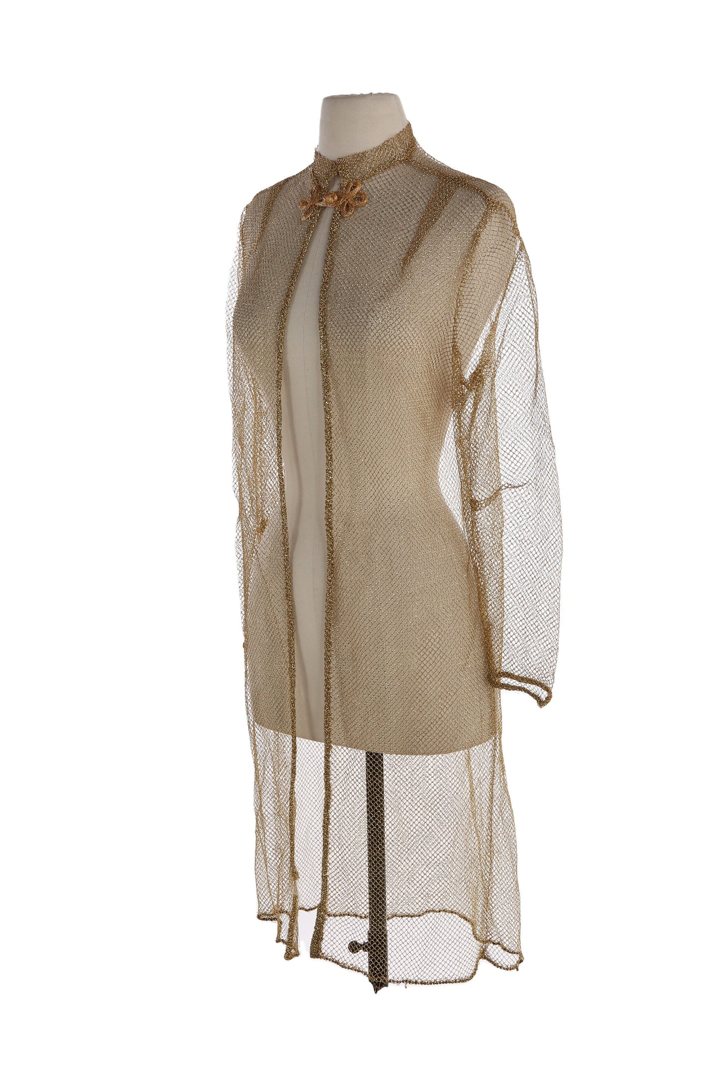 Vintage Women's Metallic Gold Robe