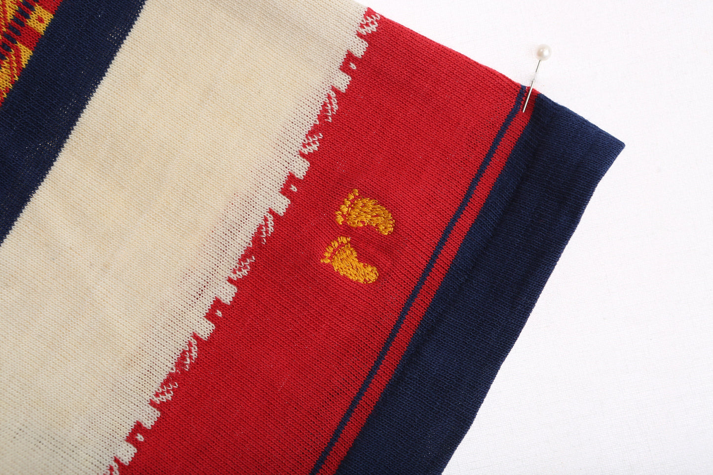 Vintage Hang Ten Striped Graphic T-shirt