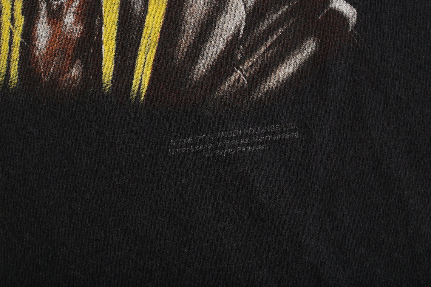 Vintage Iron Maiden Black Rock Graphic T-shirt