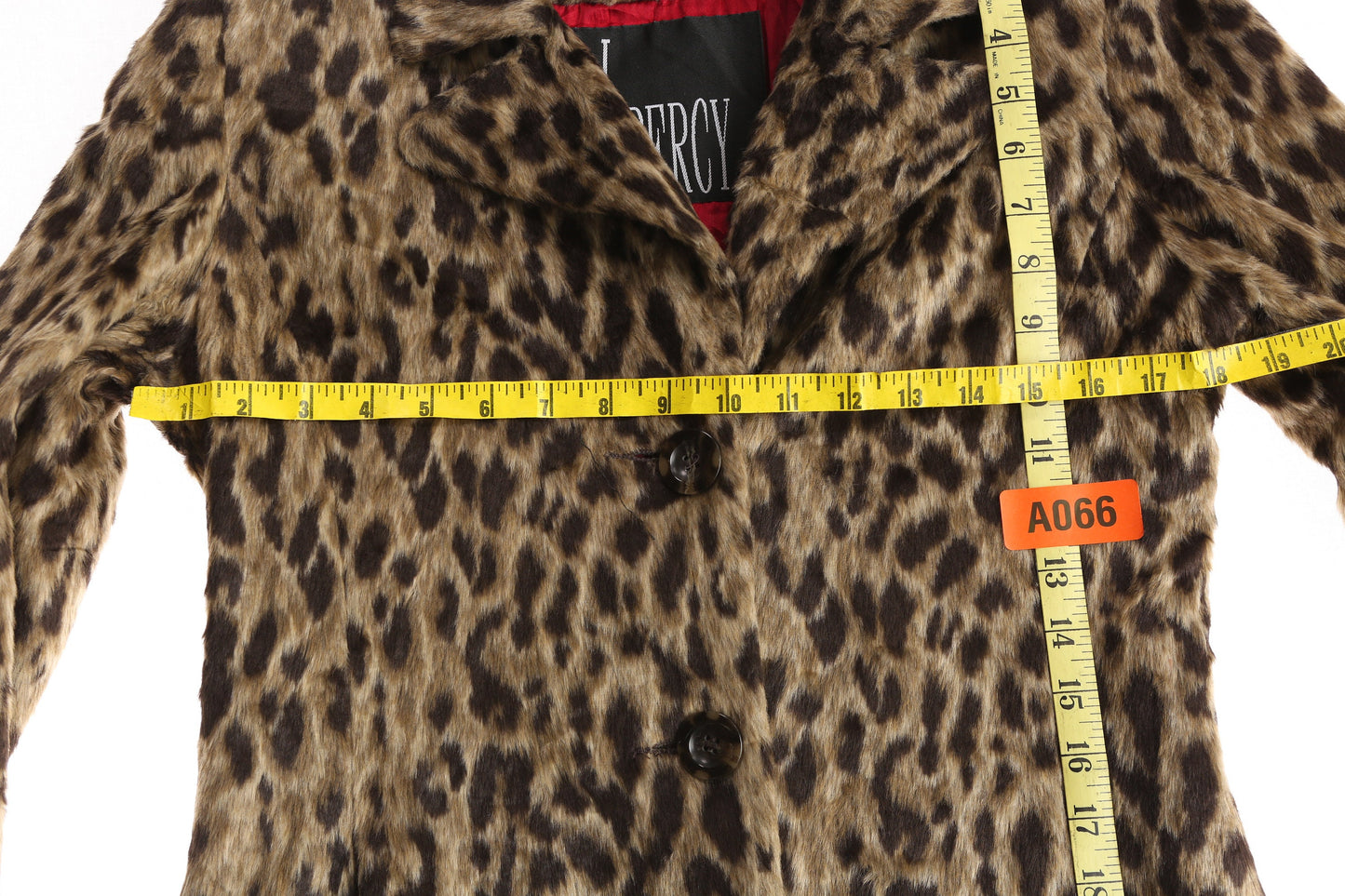 Y2K Leopard Print Faux Fur Coat