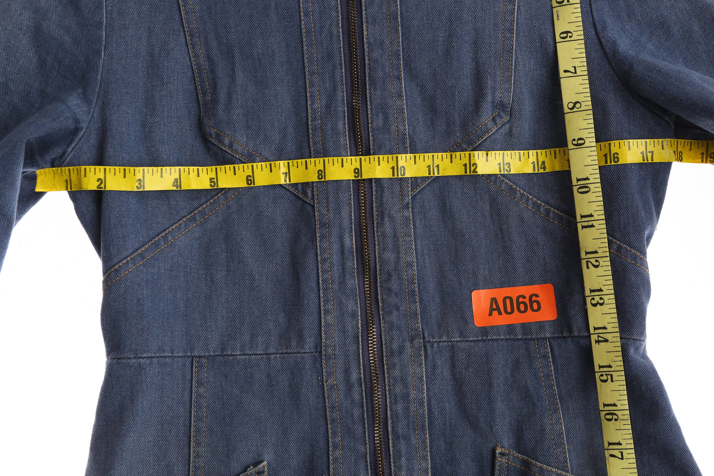 1970s Women Blue Hooded Denim Jacket