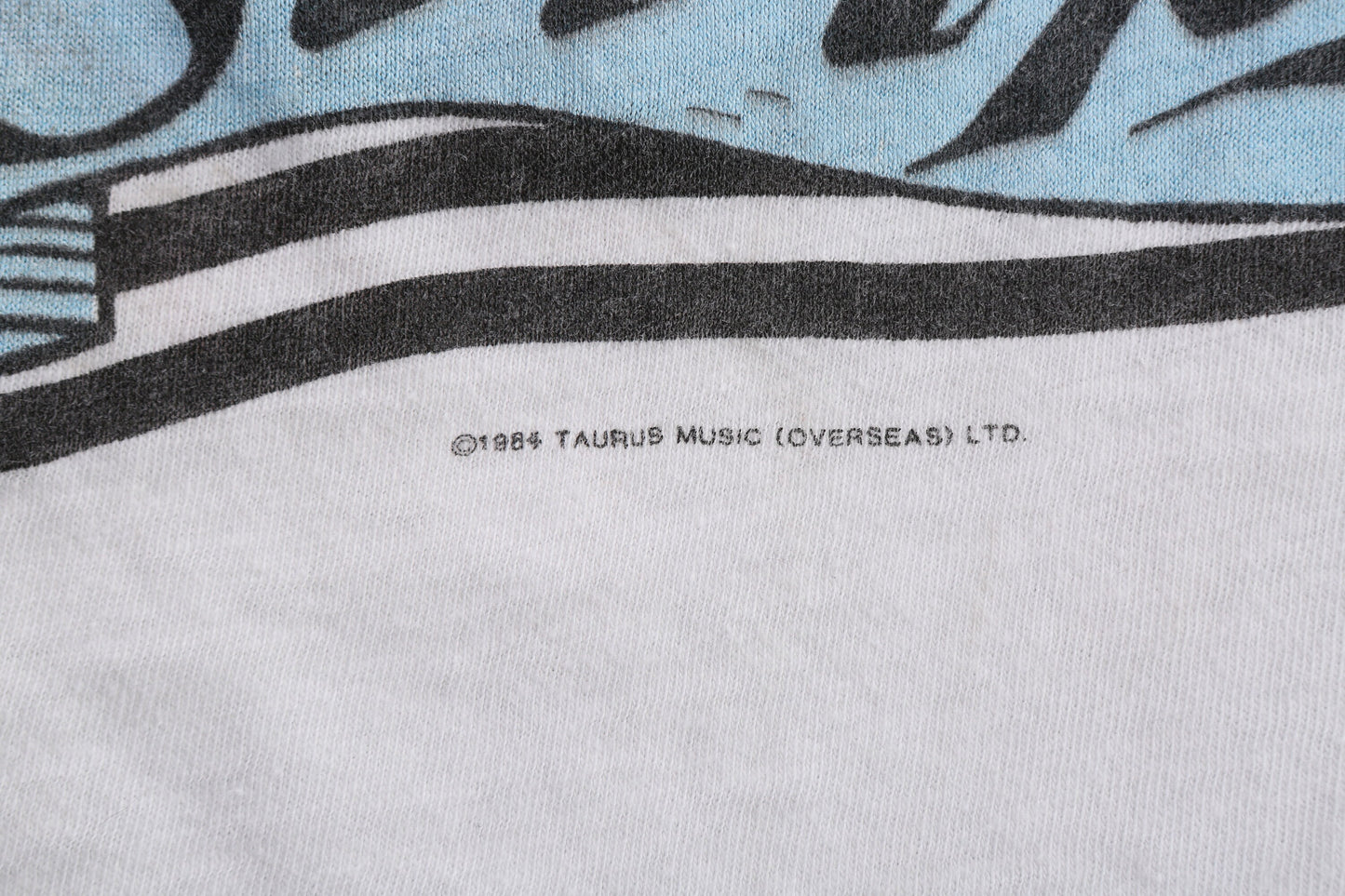 1984 Tour Adamant Strip White Rock Graphic T-shirt