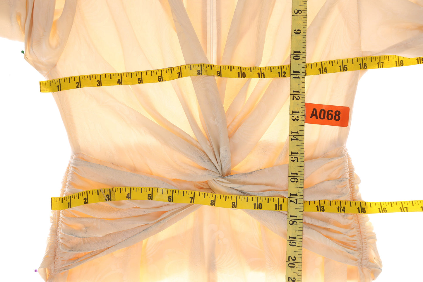 1980s Women Beige Silk Casual Evening Dress by Papell Petites