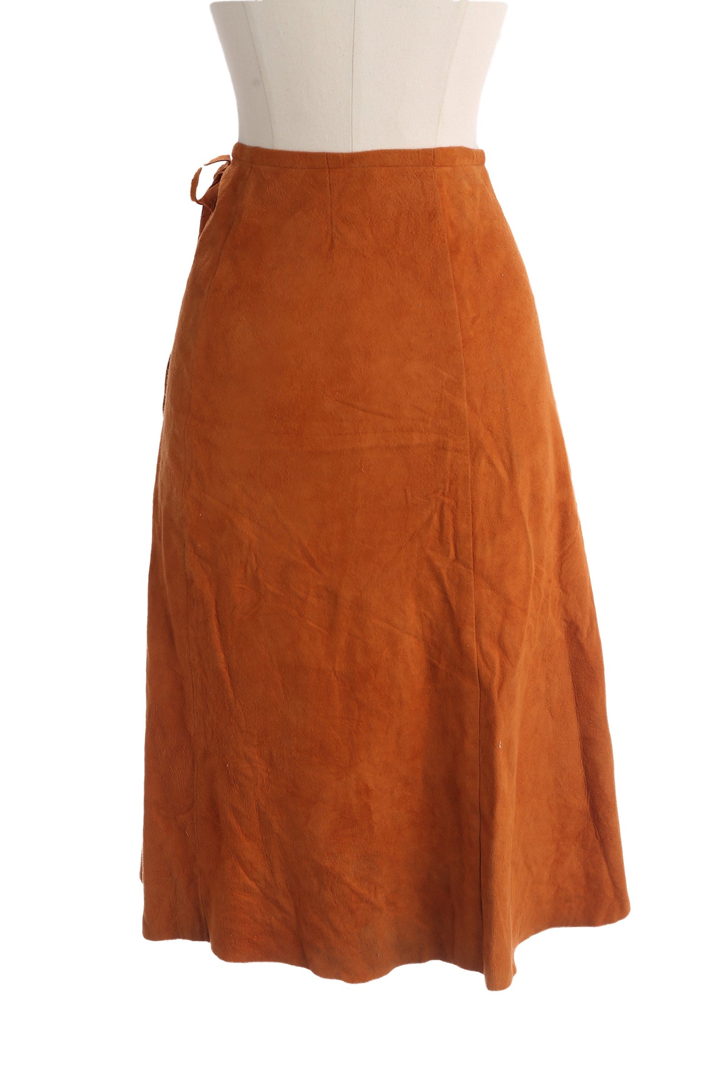Vintage Brown Suede Skirt by Char and Sher for Seven Beauties