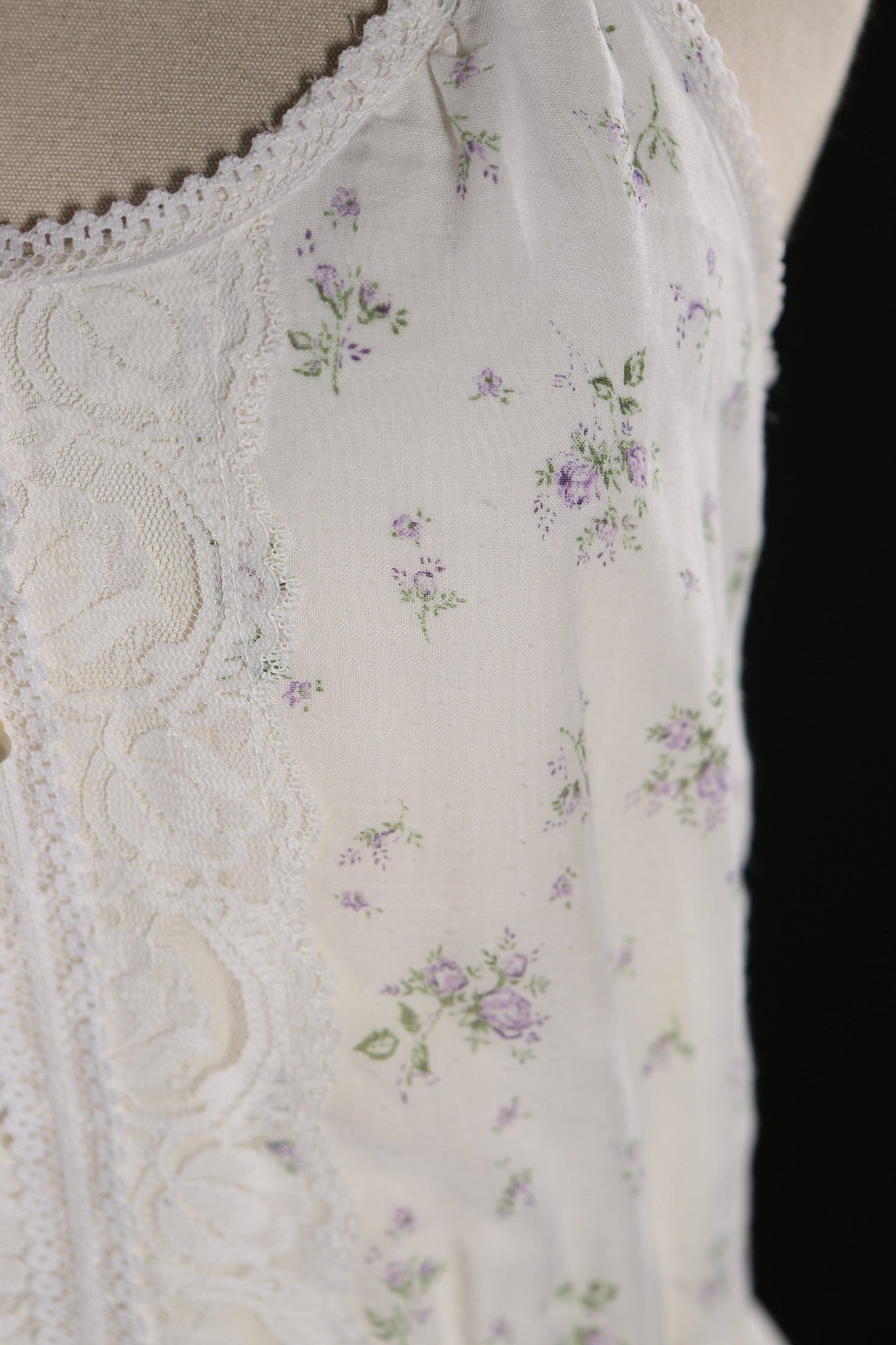 Vintage Women's Floral Print Summer Prairie Dress