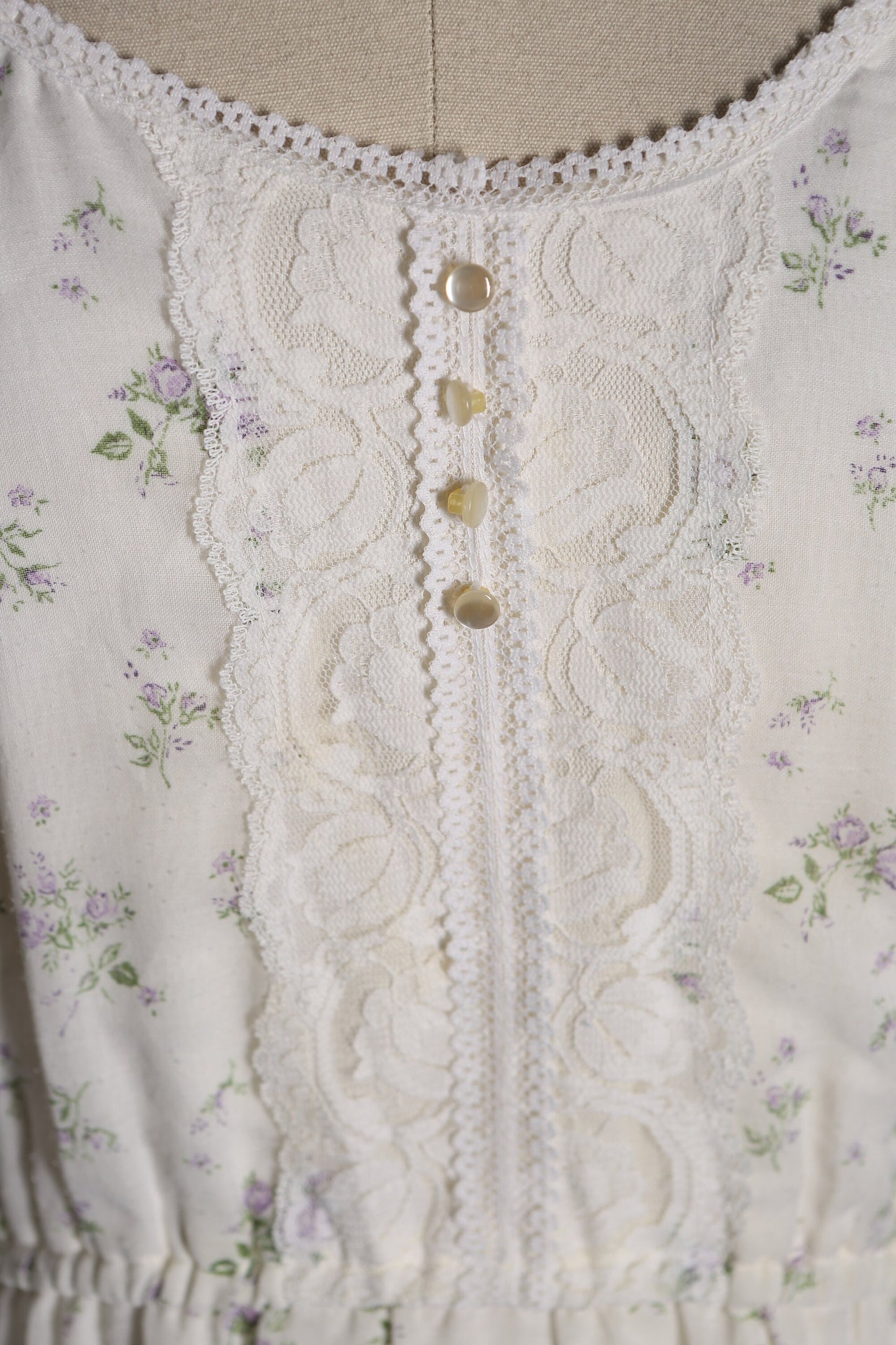 Vintage Women's Floral Print Summer Prairie Dress