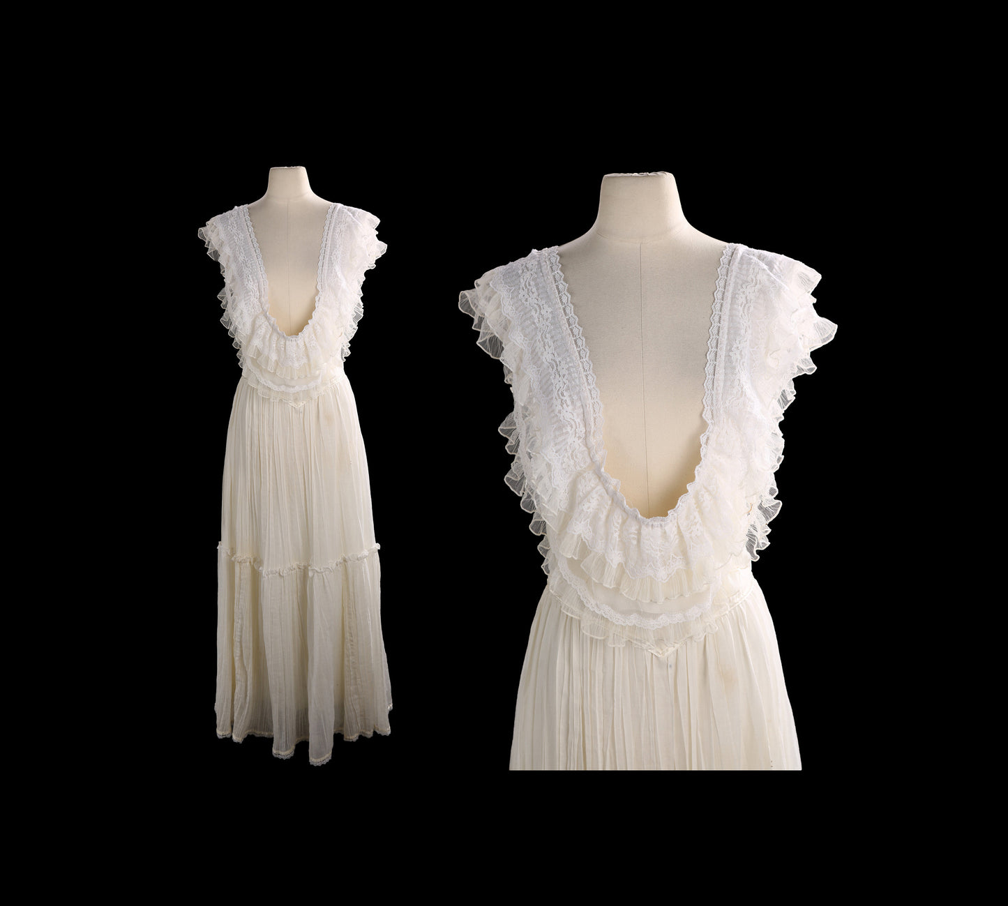 Vintage Gunne Sax White Smmer Dress