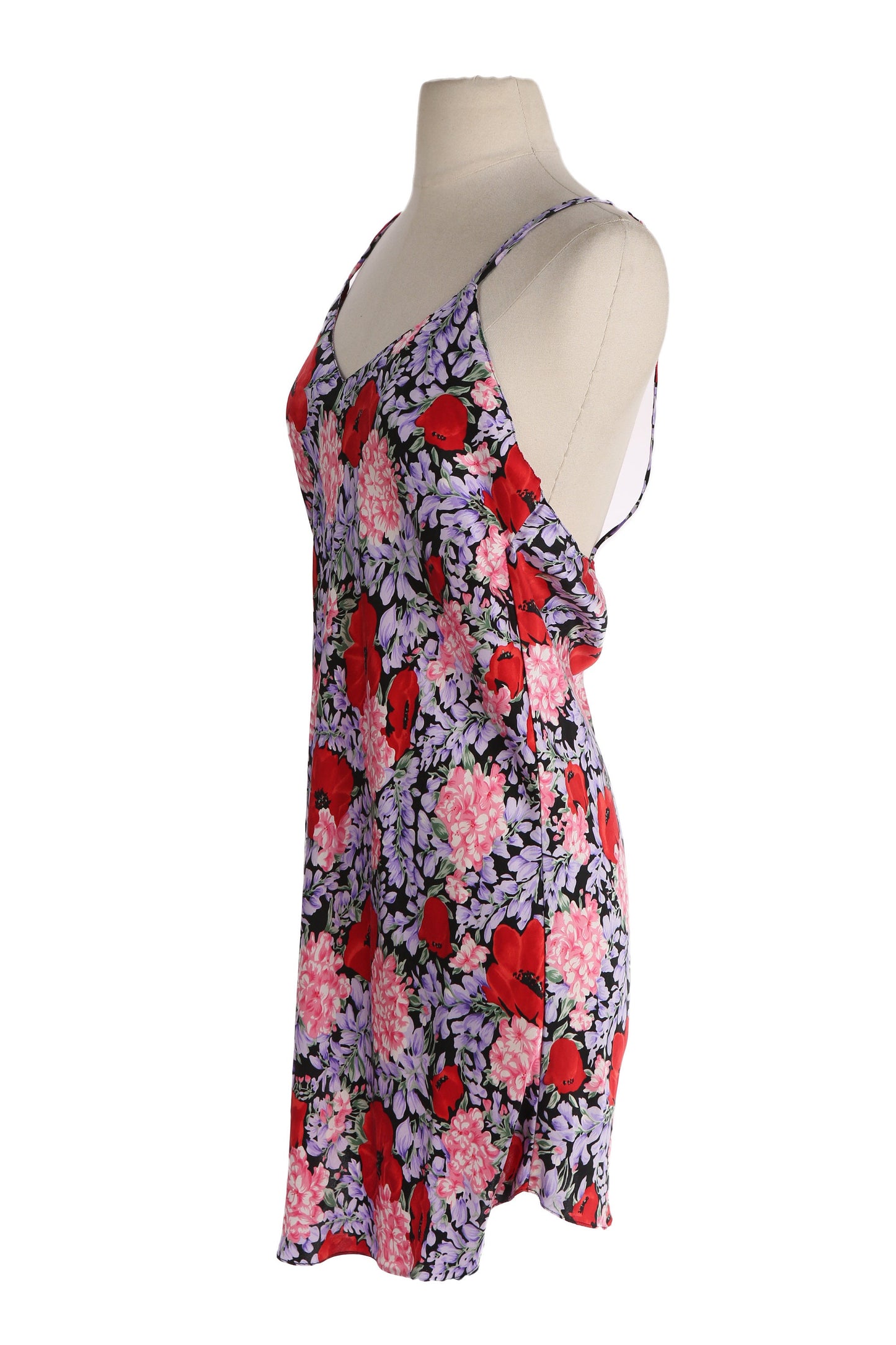 Women's Floral Print Slip Pajama Dress