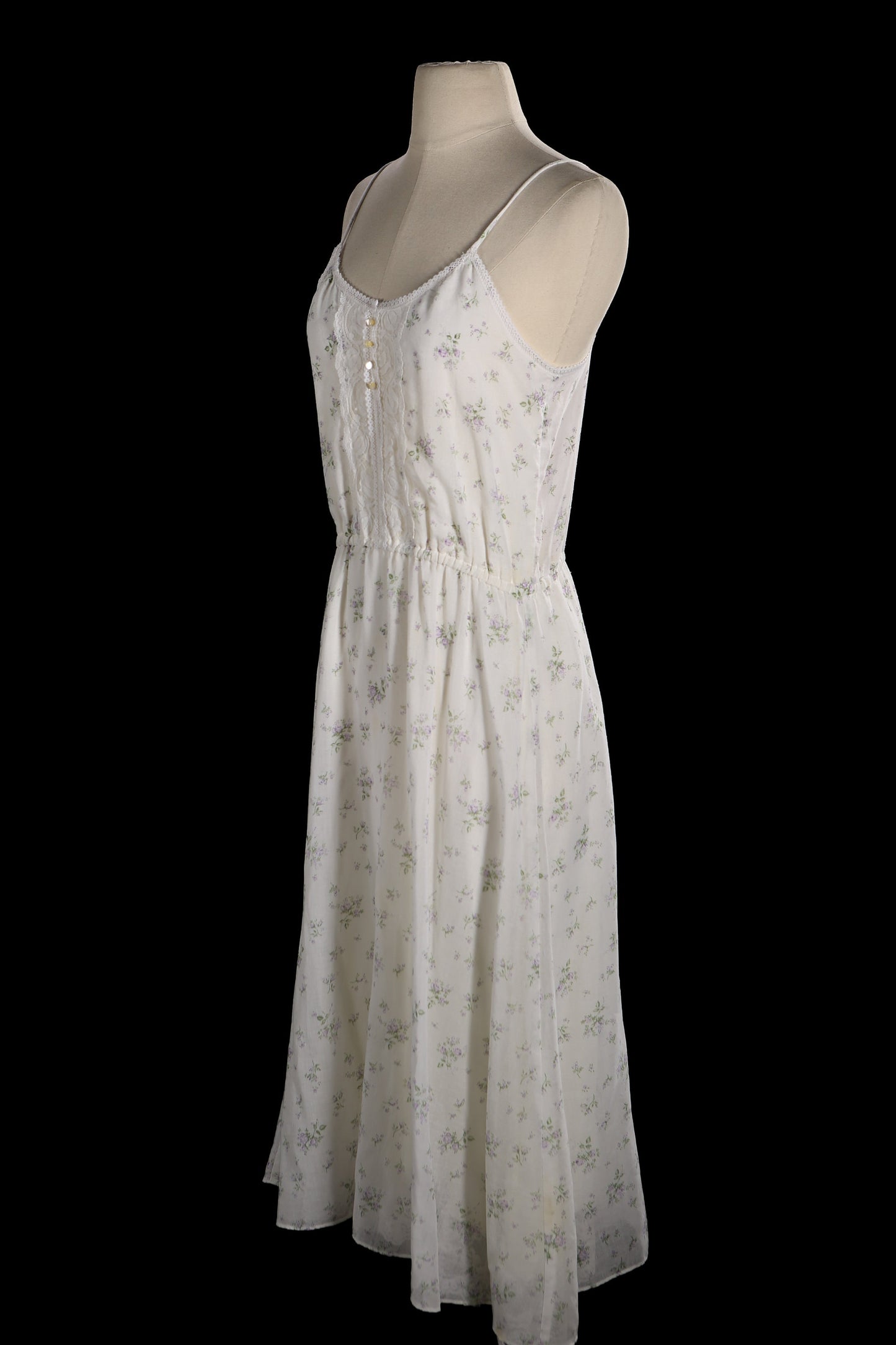 Vintage Women's Floral Print Summer Prairie Dress