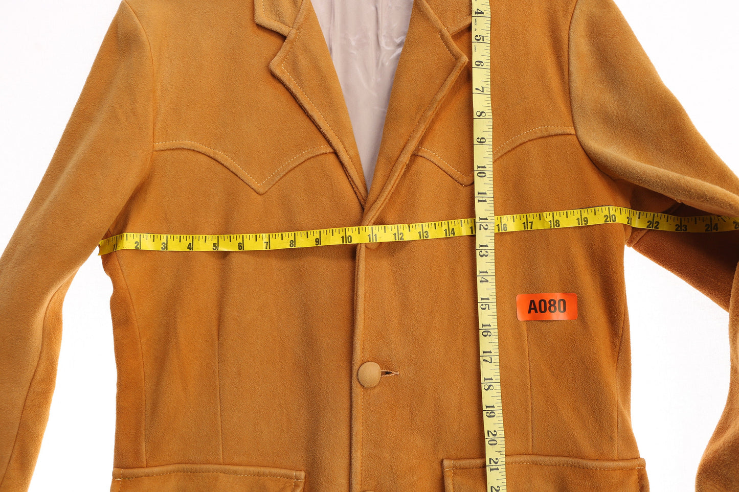 Vintage Men's Tan Suede Western Jacket by Beckman's Eversoft Buckskin