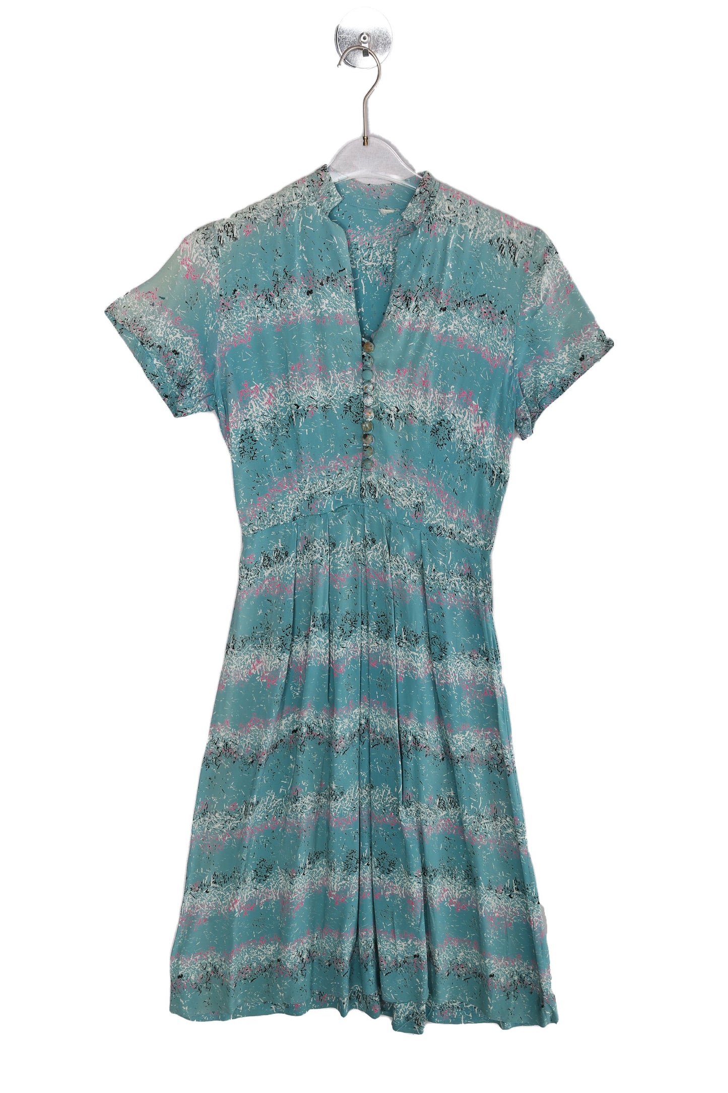 1940s Green Casual - Summer Dress