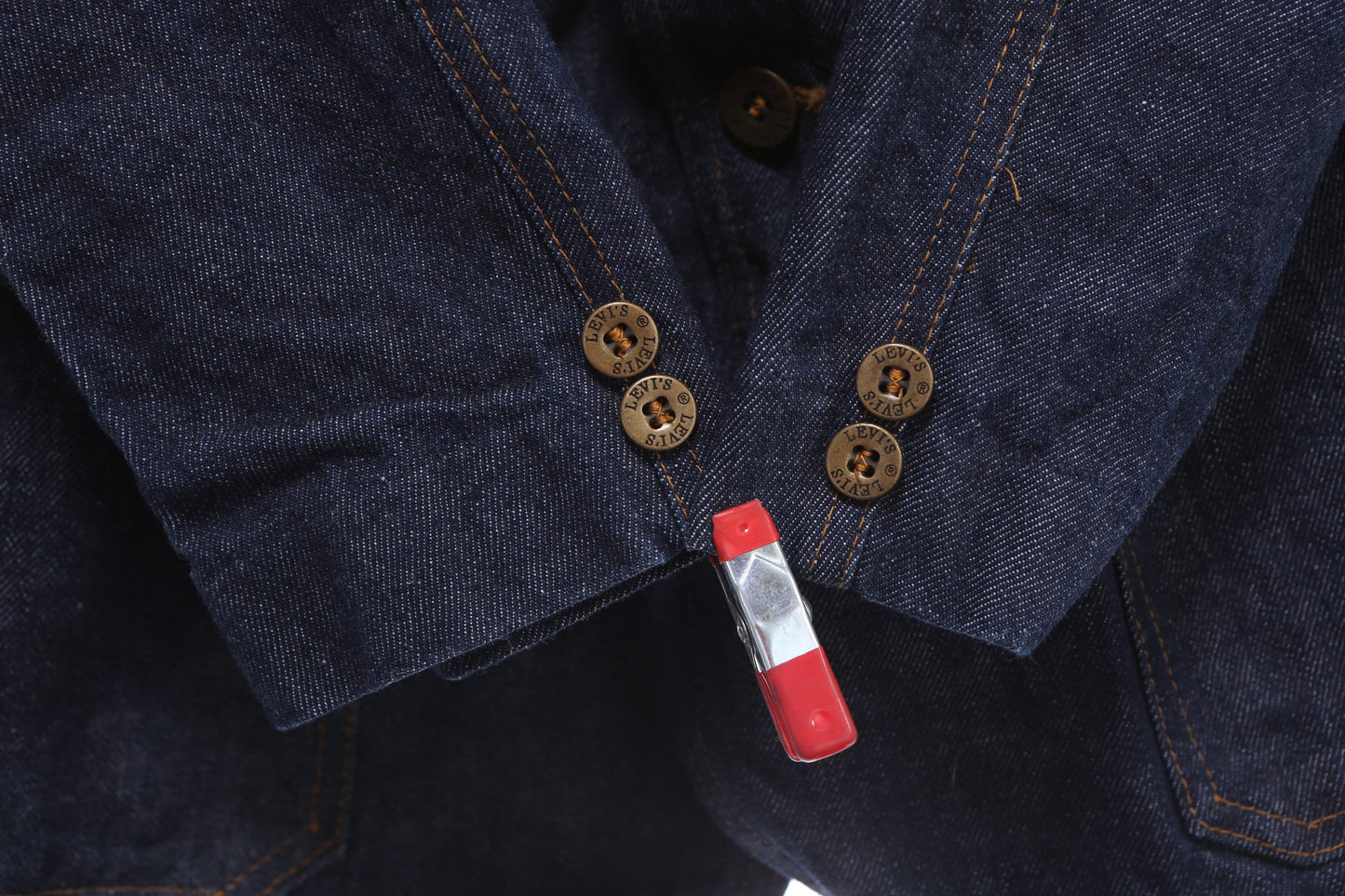 Vintage Levi's Blue Denim Men's Blazer - Estimated Era 1970's - 1980's