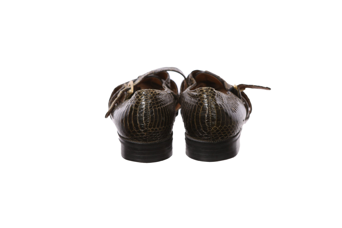 Men's Snakeskin Casual Leather Sandals by Giorgio Brutini