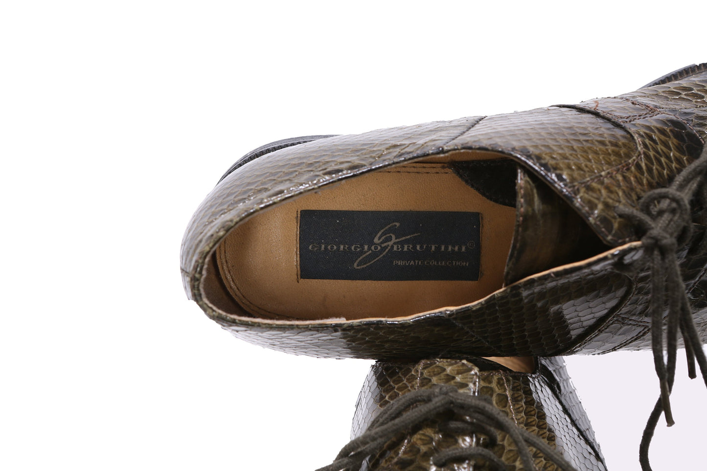 Men's Lace Up Casual Shoes by Giorgio Brutini Private Collection - Size 9 1/2