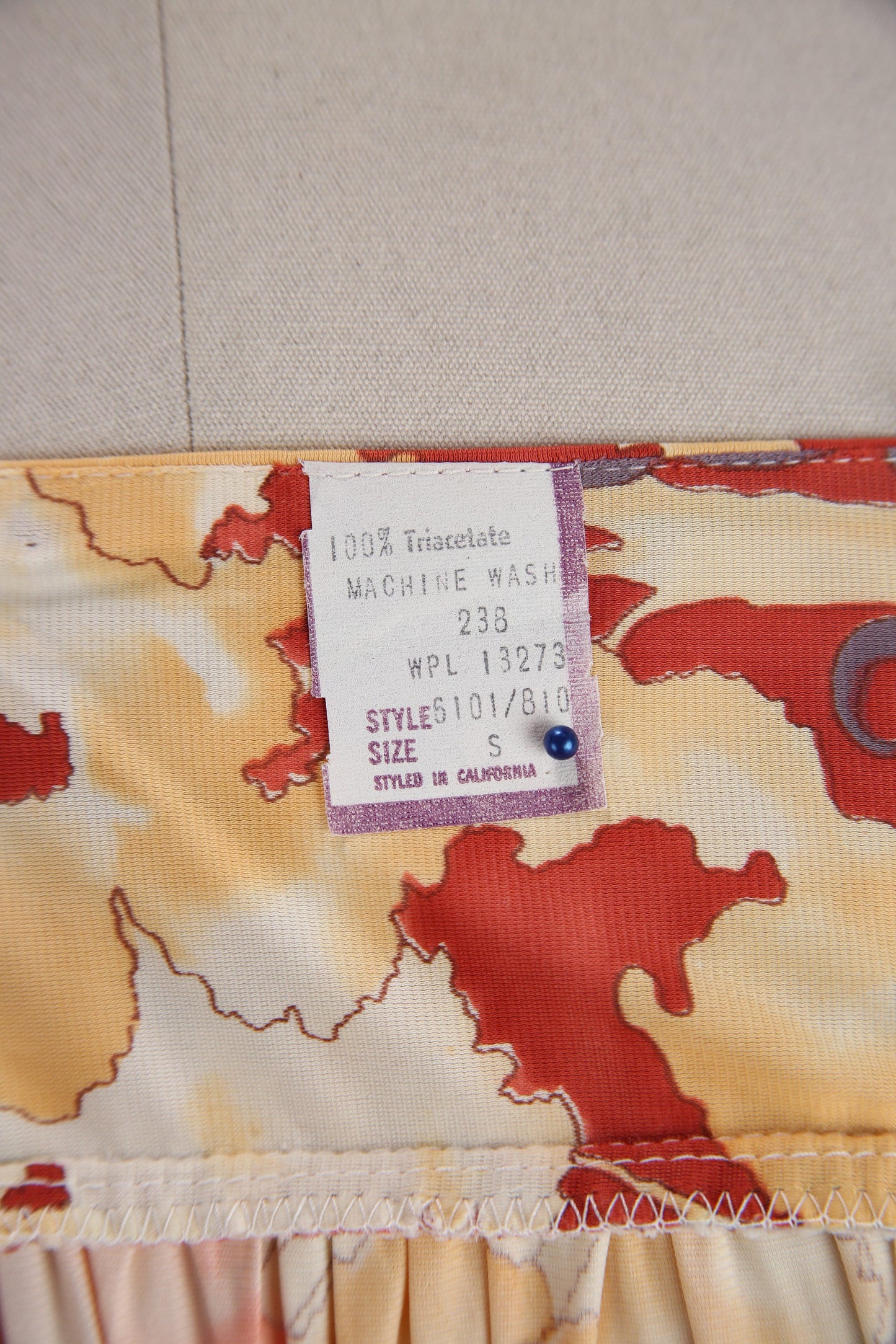 70s Women Short Sleeve Summer Mumu Dress