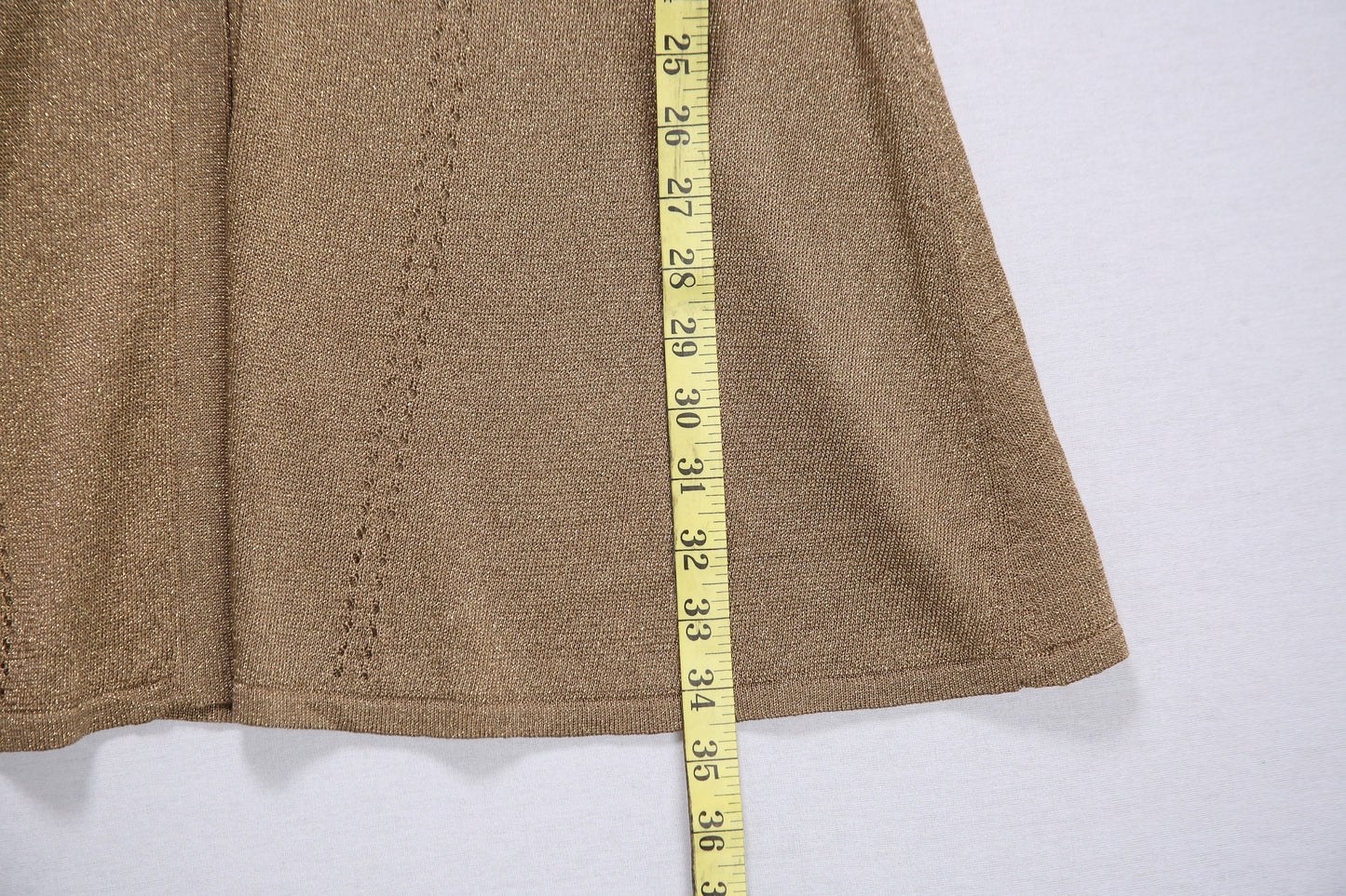 Women's V Neck Golden Button Dress by EPISODE - Estimated Era 1990's - Y2K