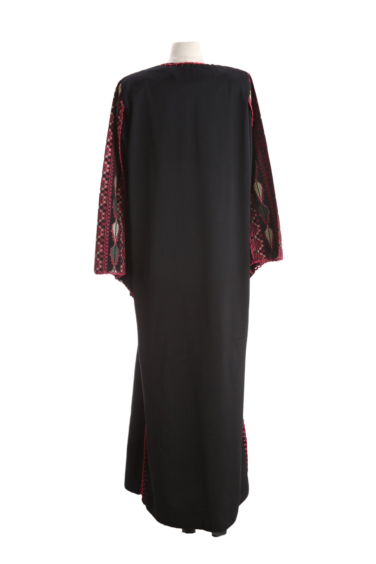 Women's Black Tunic Embroidered Dress